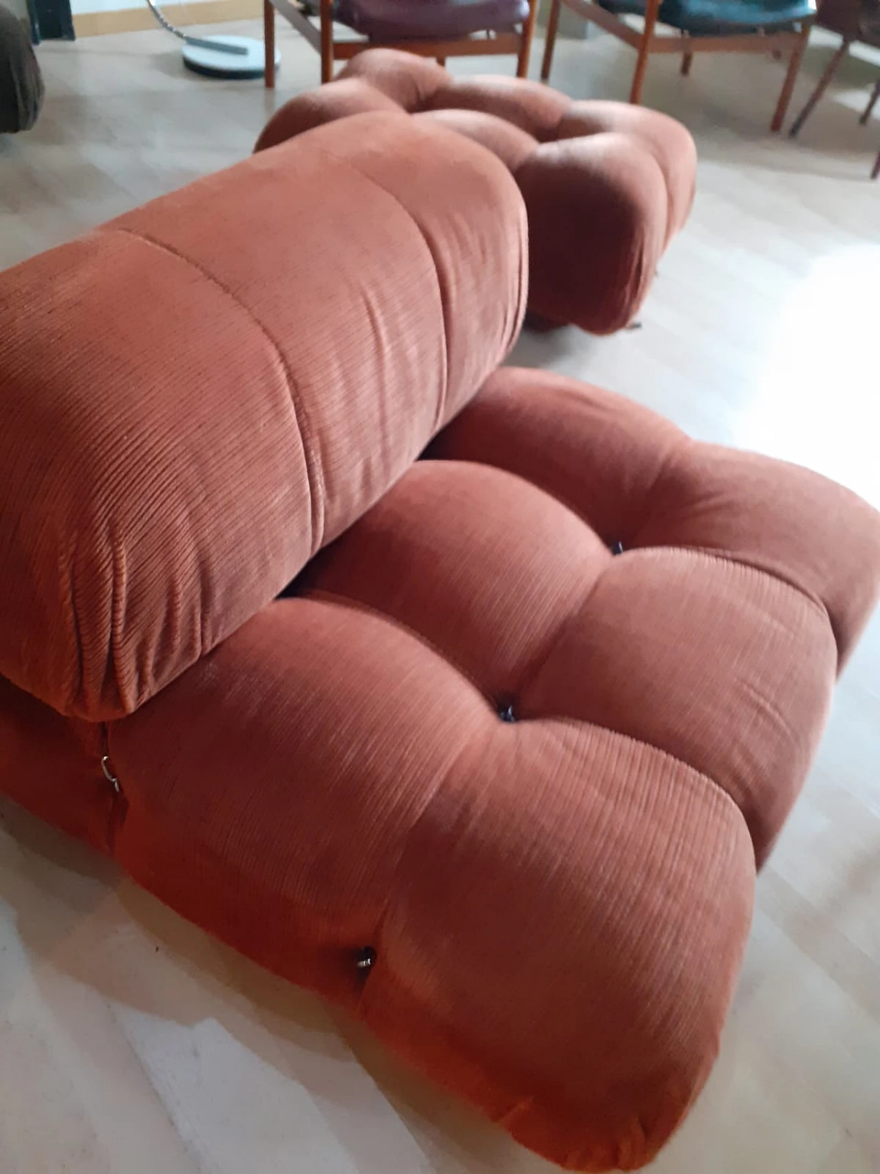 Divano modulare Camaleonda bicolore di Mario Bellini per B&B Italia, anni '70 17