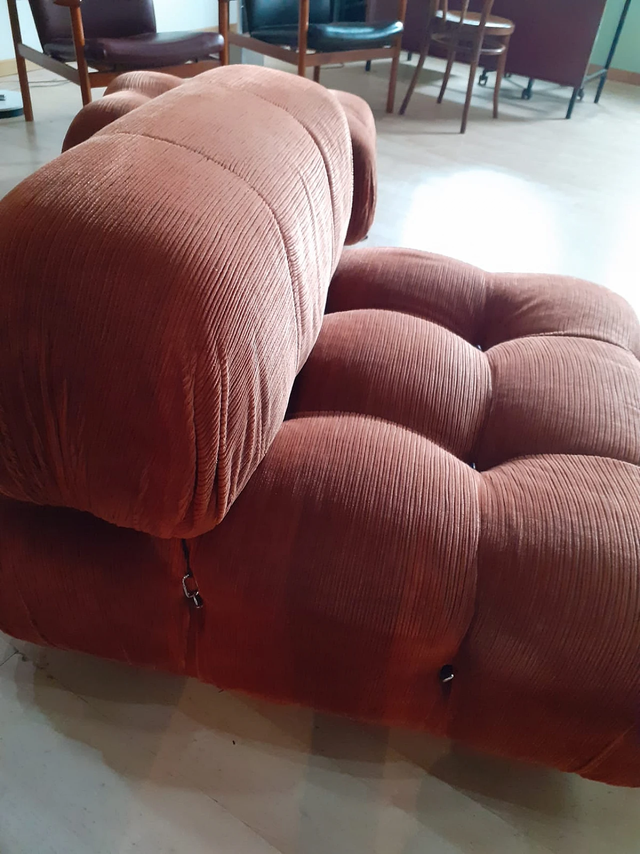 Divano modulare Camaleonda bicolore di Mario Bellini per B&B Italia, anni '70 18