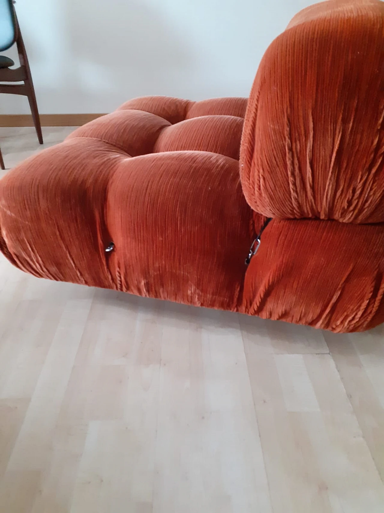 Divano modulare Camaleonda bicolore di Mario Bellini per B&B Italia, anni '70 20