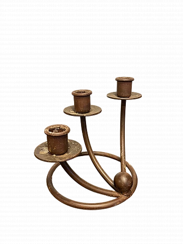 Portacandele da tavolo in metallo