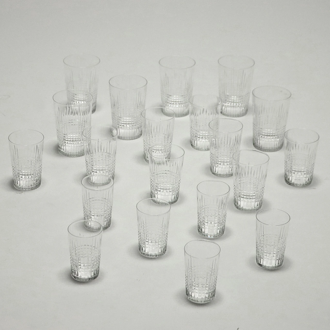 20 Nancy crystal glasses by Baccarat 1