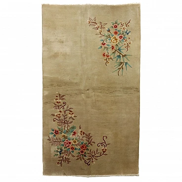 Chinese Peking carpet in cotton and wool, 2000s