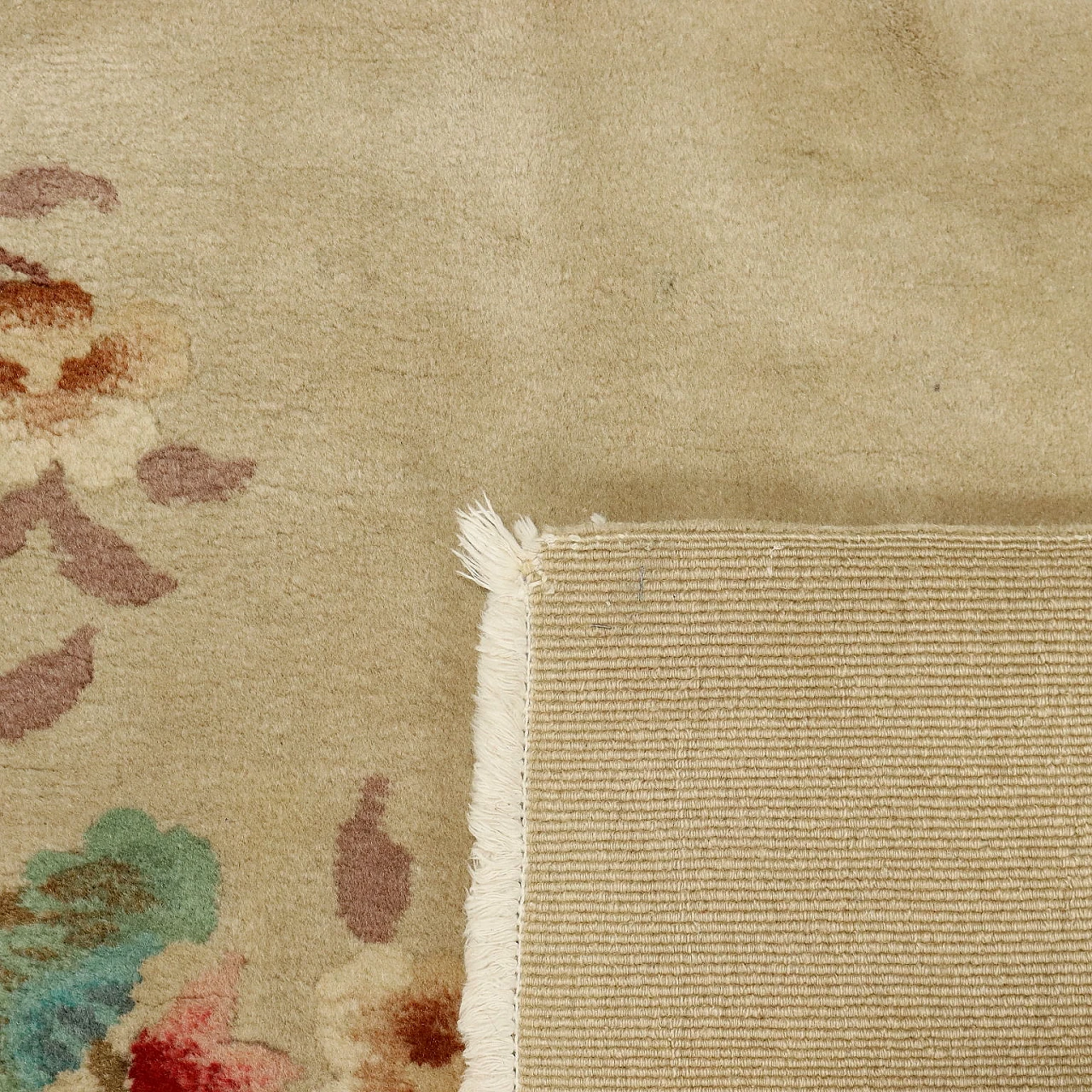 Tappeto cinese Peking in cotone e lana, anni 2000 8