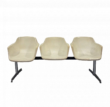Tandem airport bench by Charles & Ray Eames for Herman Miller
