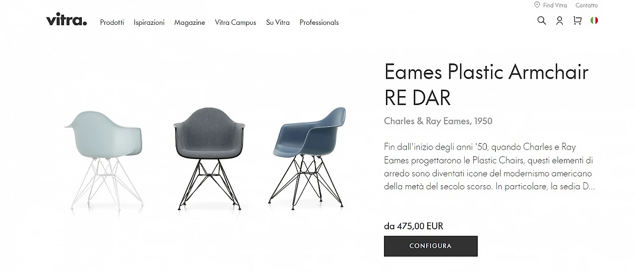 6 Dar chairs & green cushions by C. & R. Eames for Vitra, 2009 11