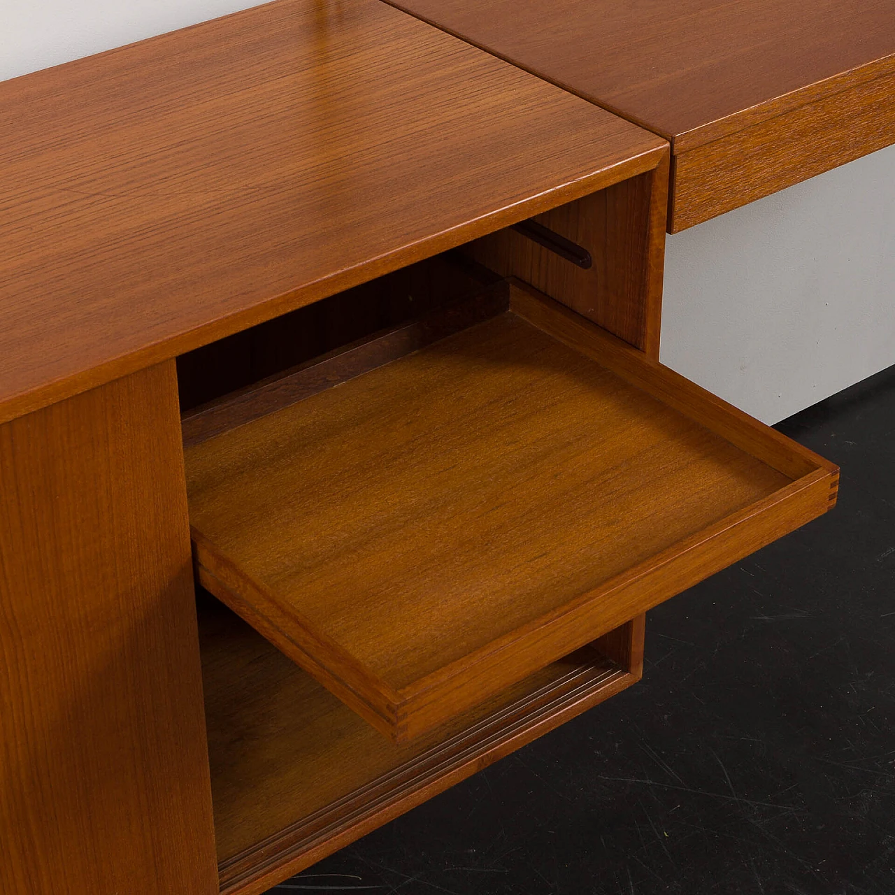 Teak and metal bookcase by Kai Kristiansen for FM Møbler, 1960s 11