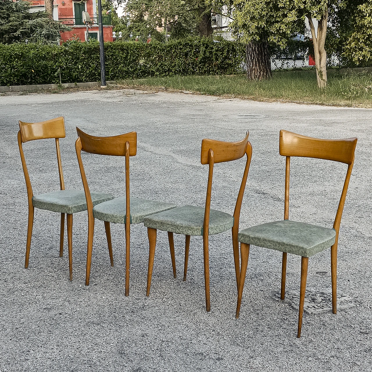 4 Butterfly chairs by Ico Parisi, 1950s 6