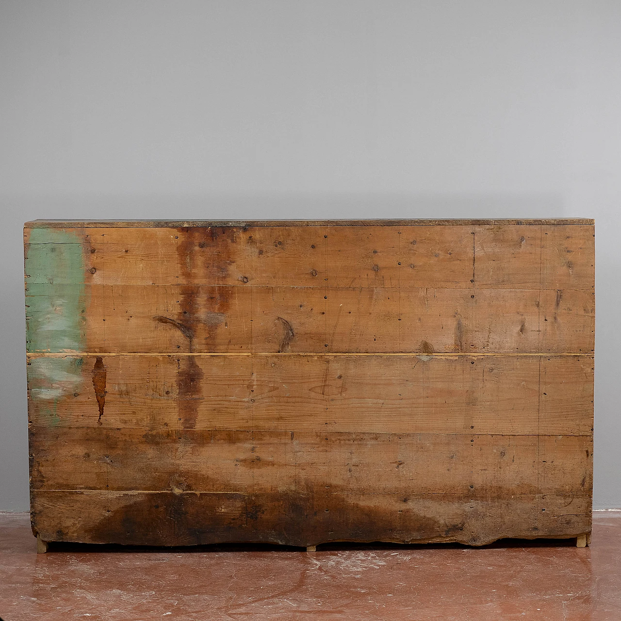 Solid wood herbal medicine cabinet, 18th century 8