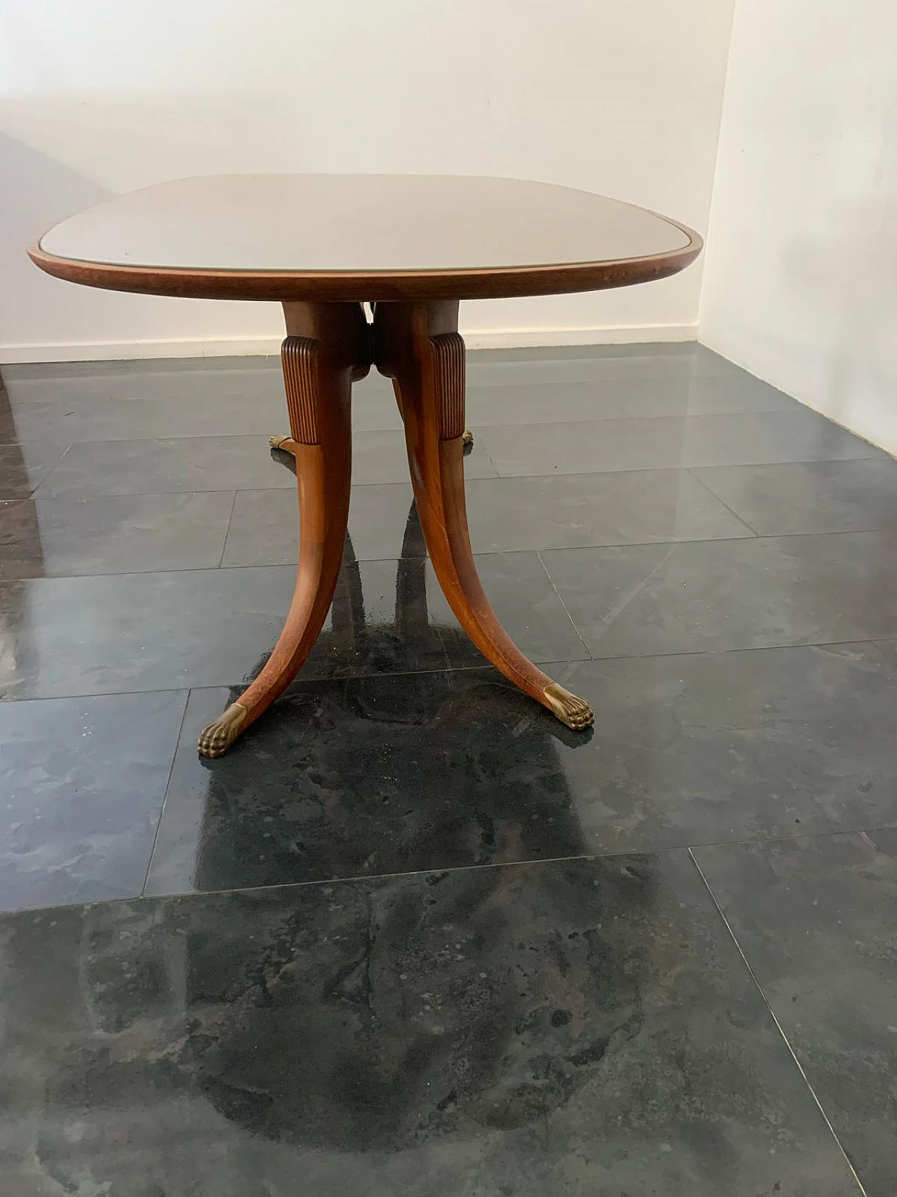 Sabre-legged table by Paolo Buffa, 1950s 8