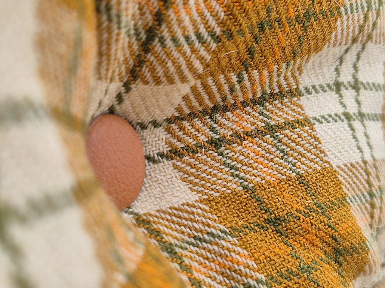 Danish teak and wool armchair, 1970s 18