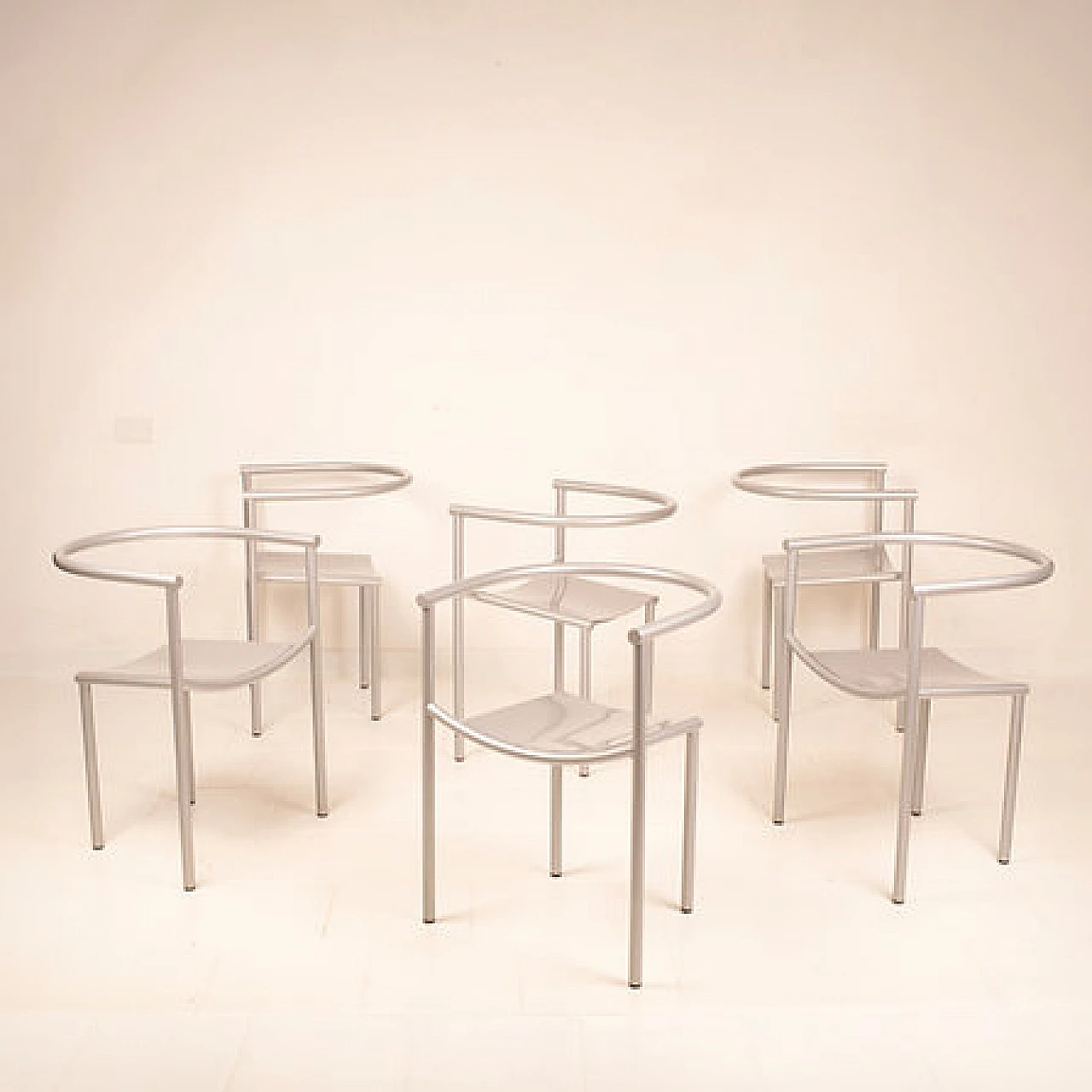 6 Von Vogelsang chairs by Philippe Starck for Driade, 1980s 14