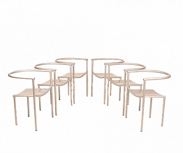 6 Von Vogelsang chairs by Philippe Starck for Driade, 1980s