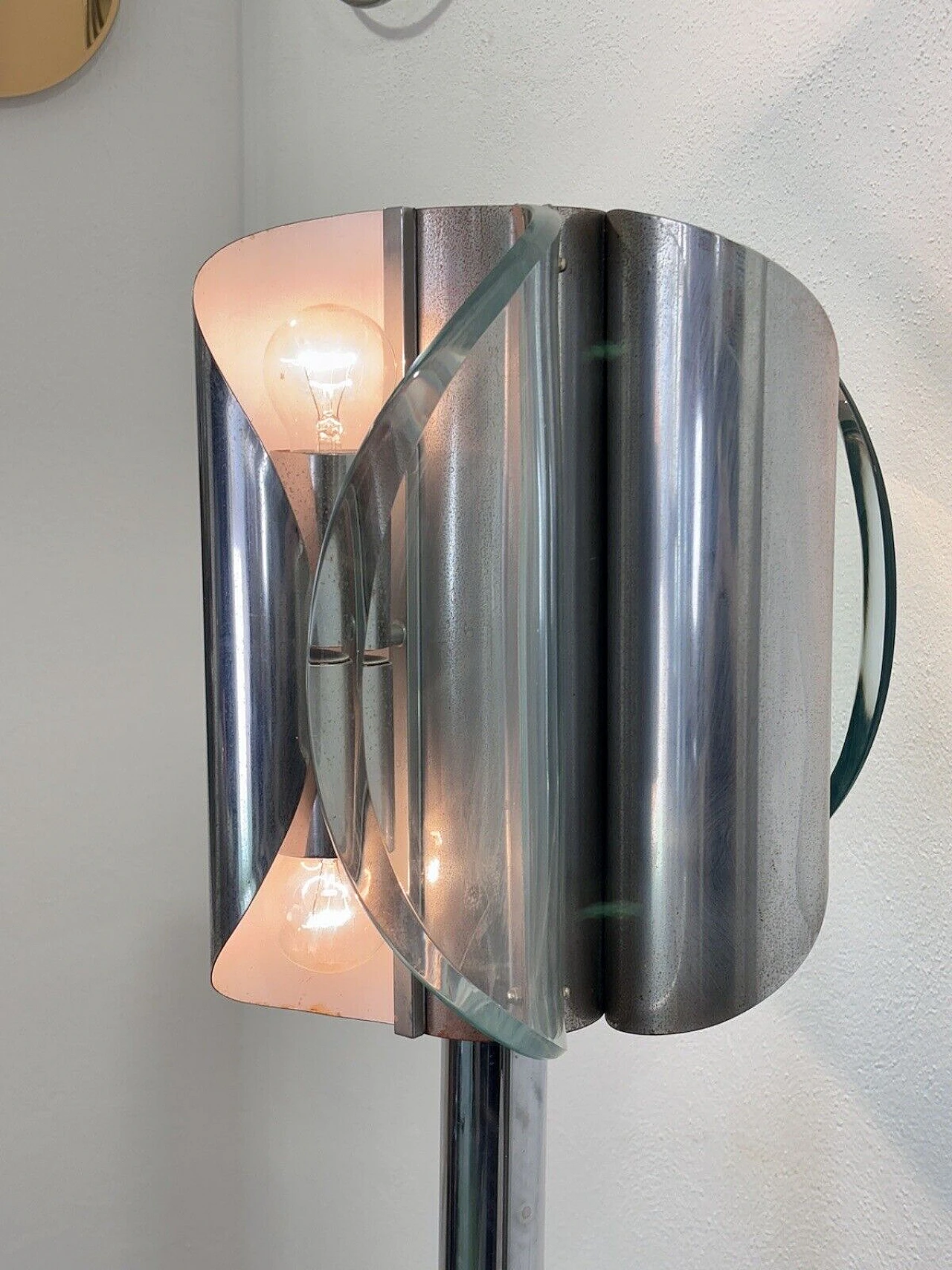 Lampada da terra nello stile di Fontana Arte, anni '70 6