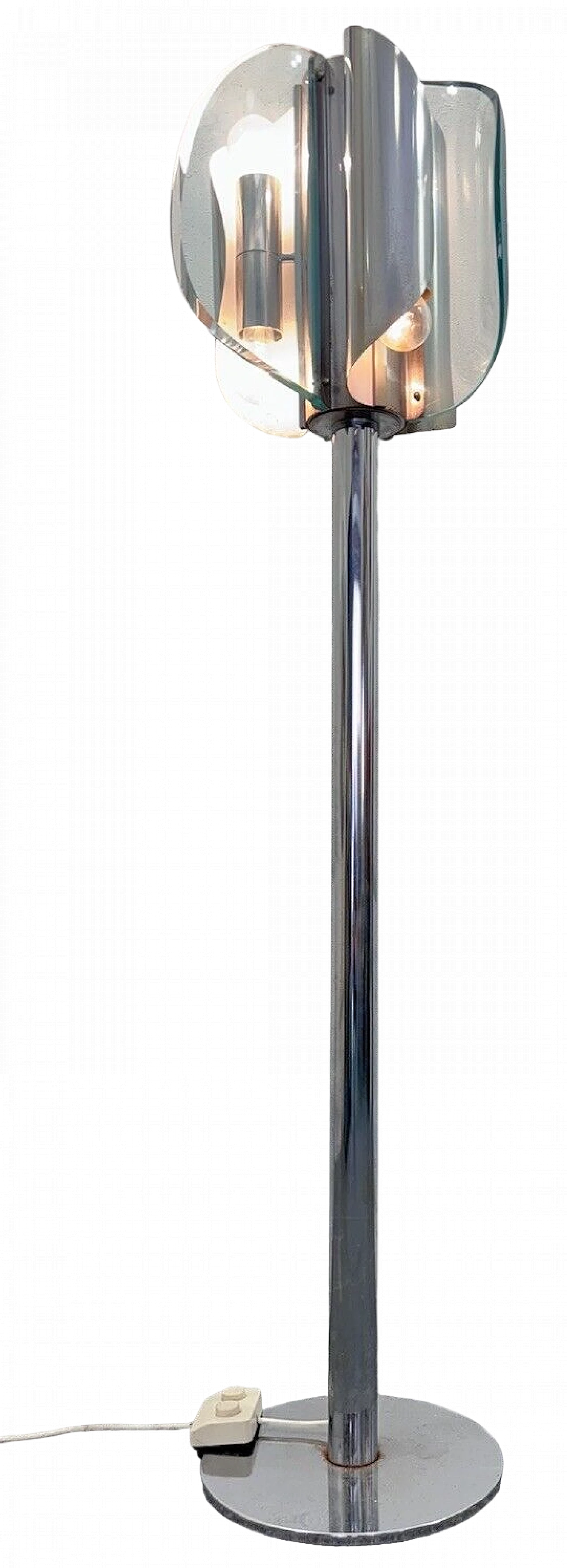 Lampada da terra nello stile di Fontana Arte, anni '70 9