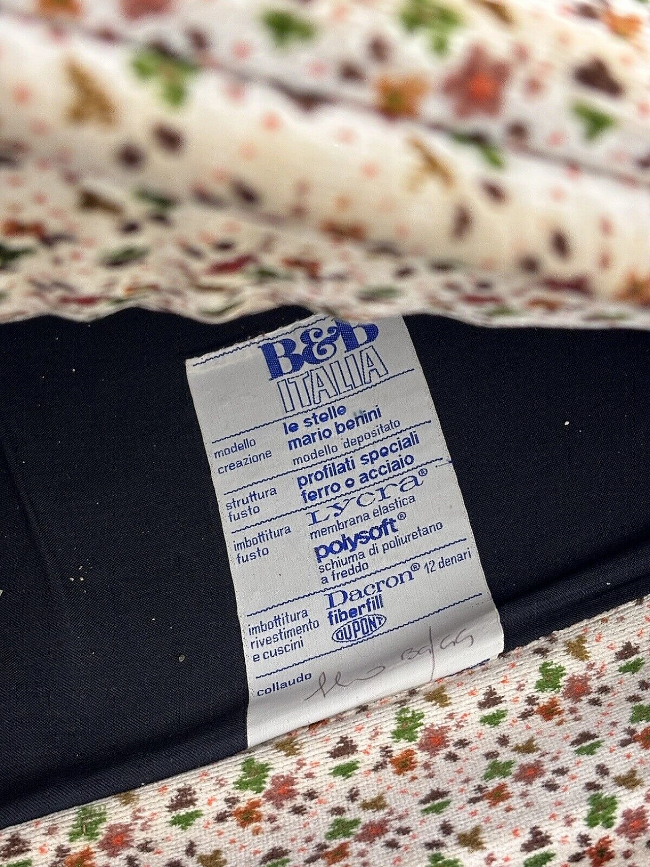 Poltrona Le Stelle di Mario Bellini per B&B Italia, anni '70 8