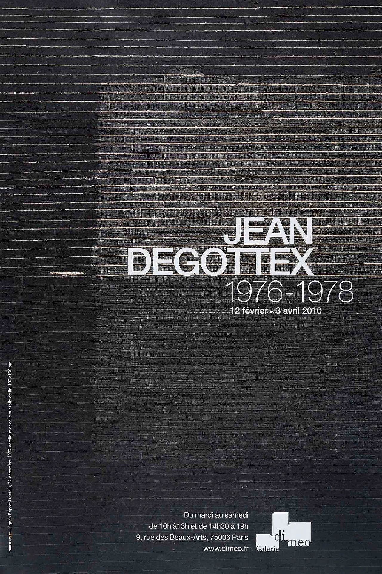 Jean Degottex, Vintage Poster Exhibition 2000s 1