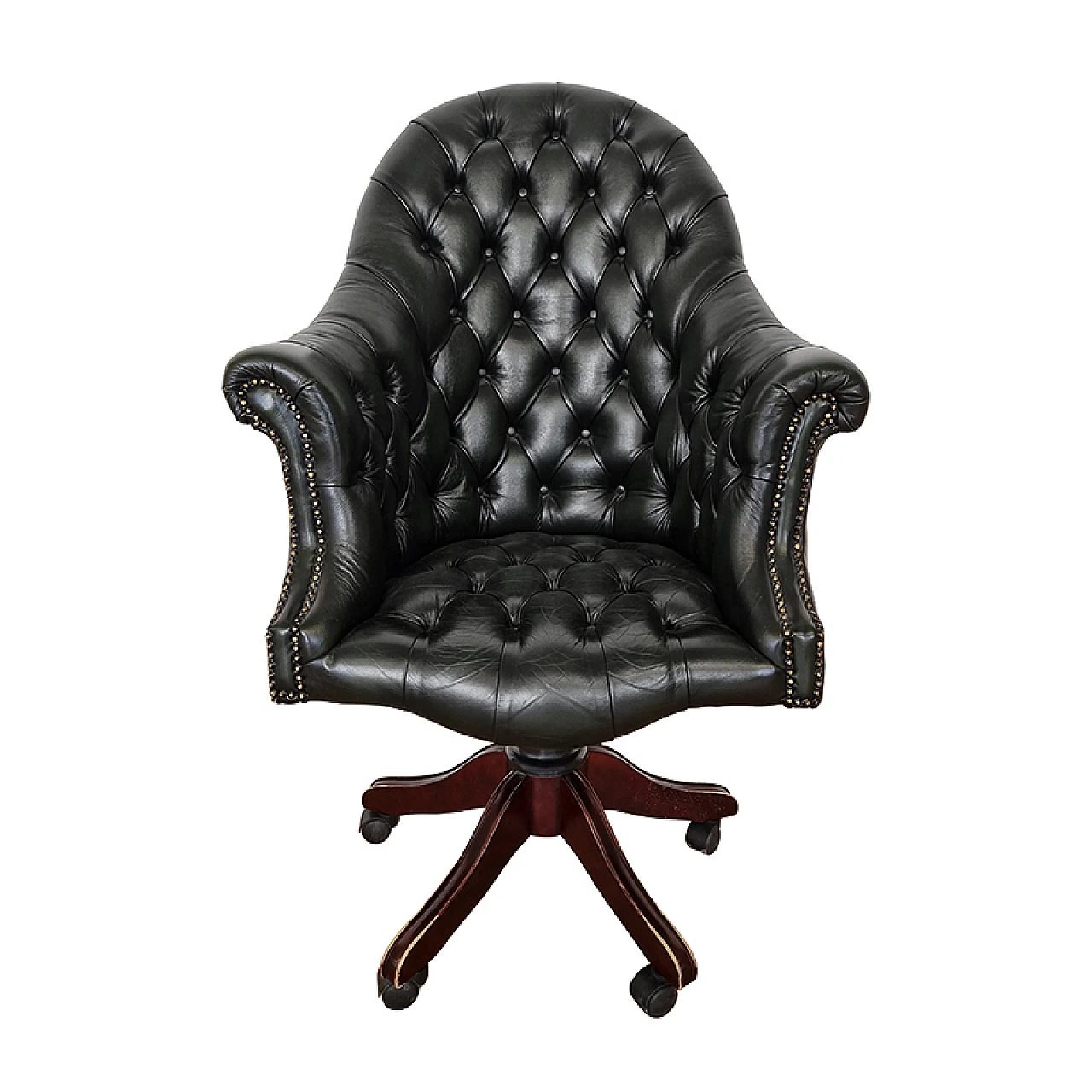 Poltrona Girevole Ergonomica Da Ufficio – Schienale In Rete, Sedile In Tessuto O Pelle, Braccioli Regolabili, Prodotto Italiano