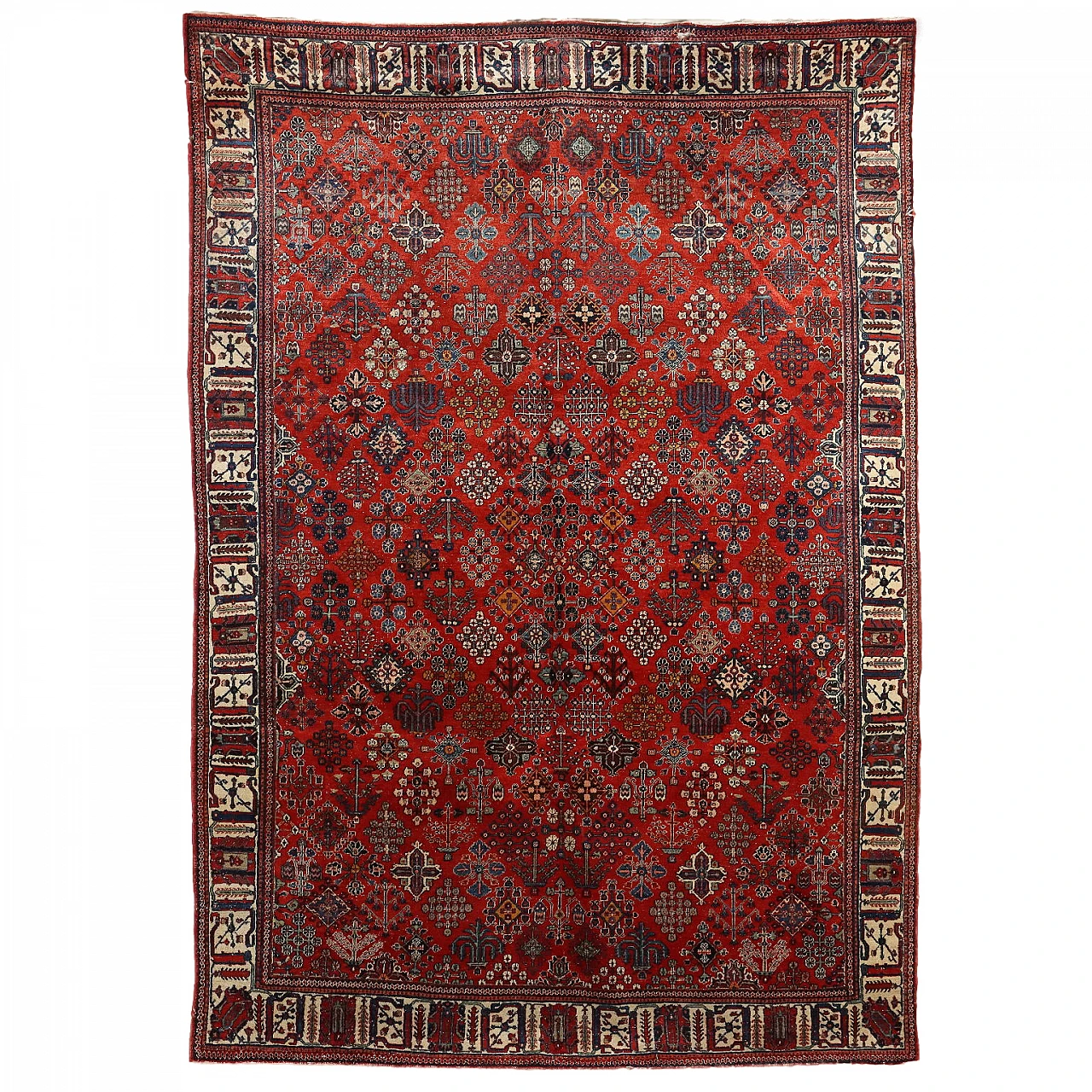Iranian cotton and wool Joshagan rug 1