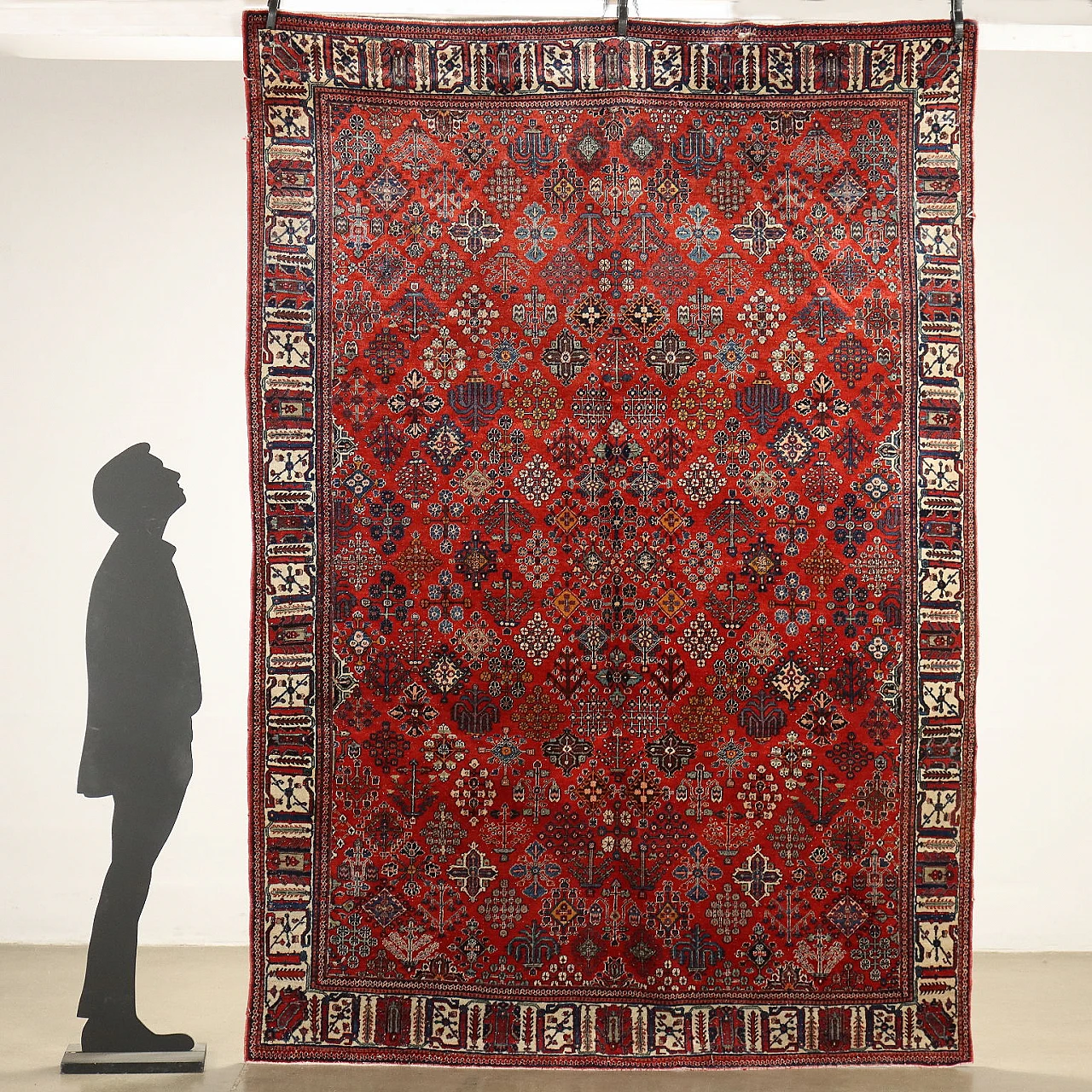 Iranian cotton and wool Joshagan rug 2