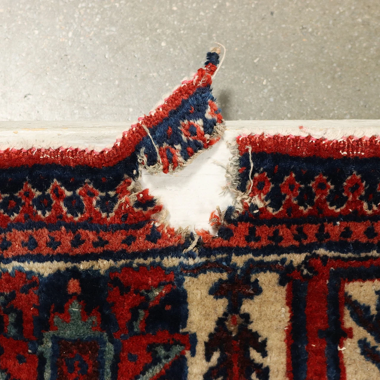 Iranian cotton and wool Joshagan rug 8