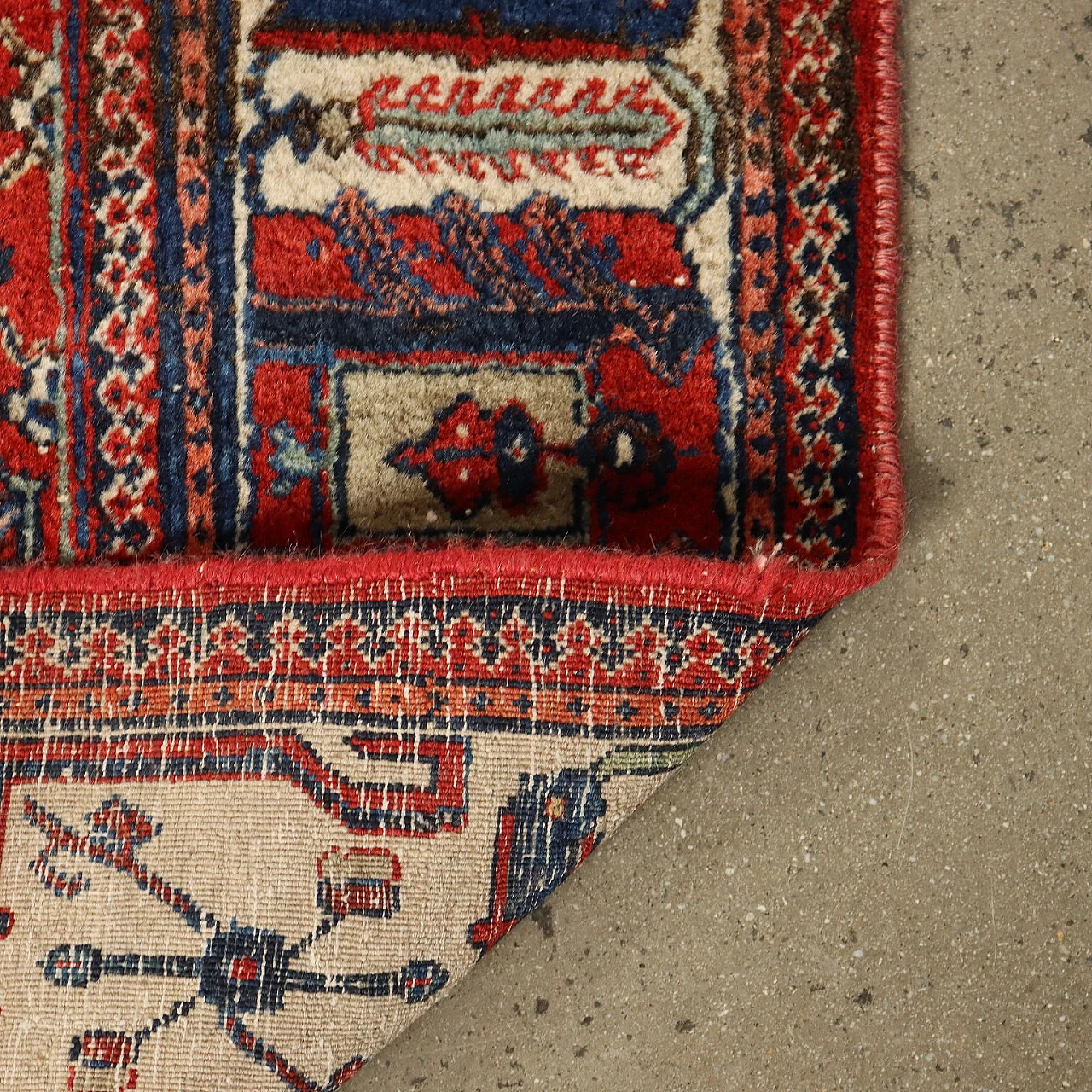Iranian cotton and wool Joshagan rug 9