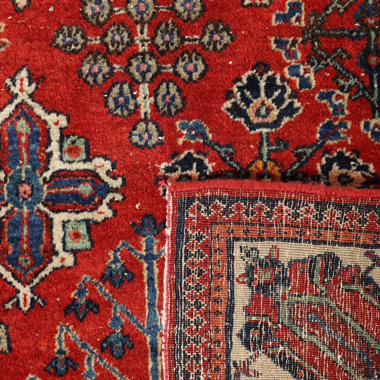 Iranian cotton and wool Joshagan rug 10