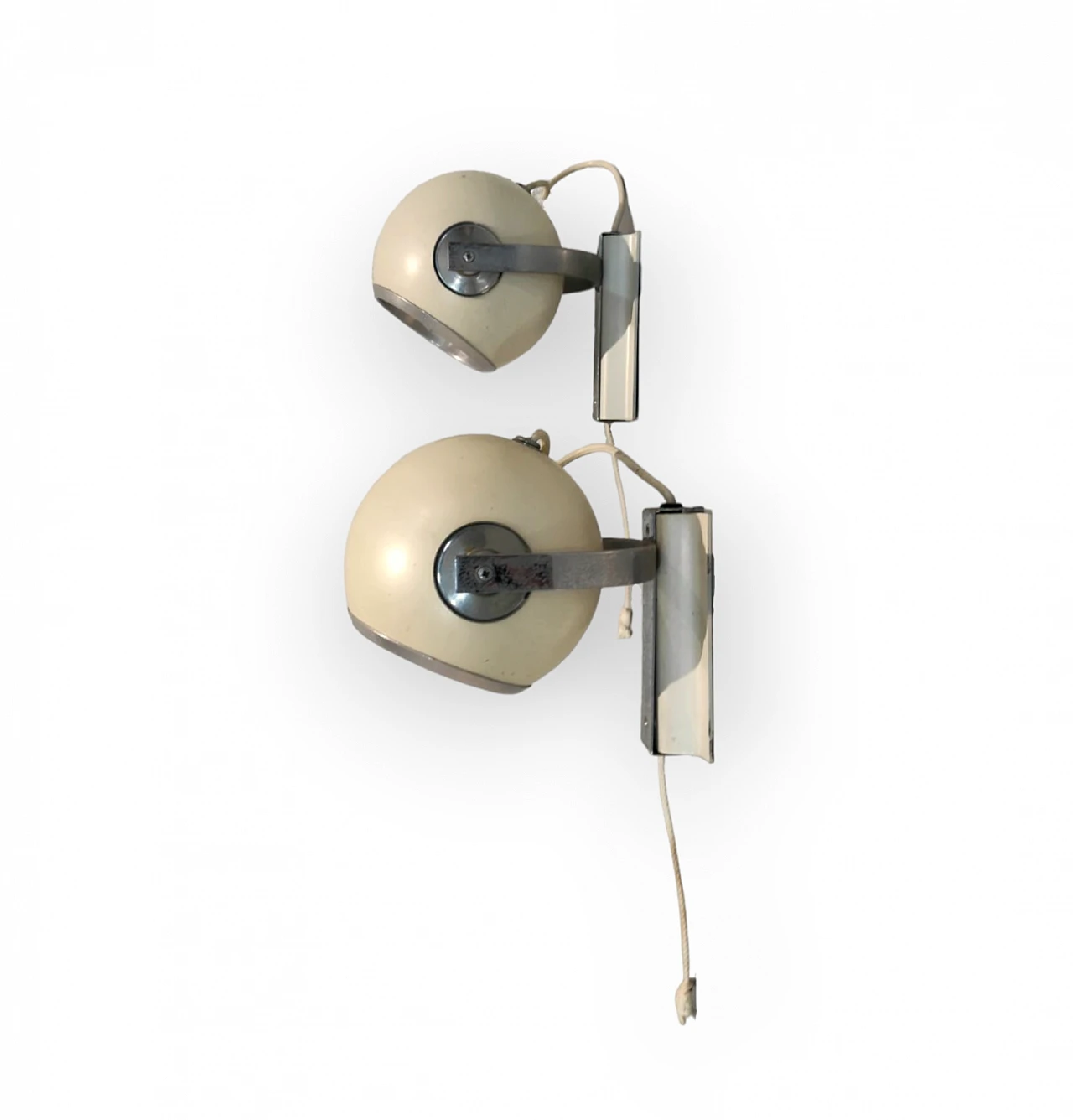 Pair of adjustable wall lights by Stilnovo, 1950s 1