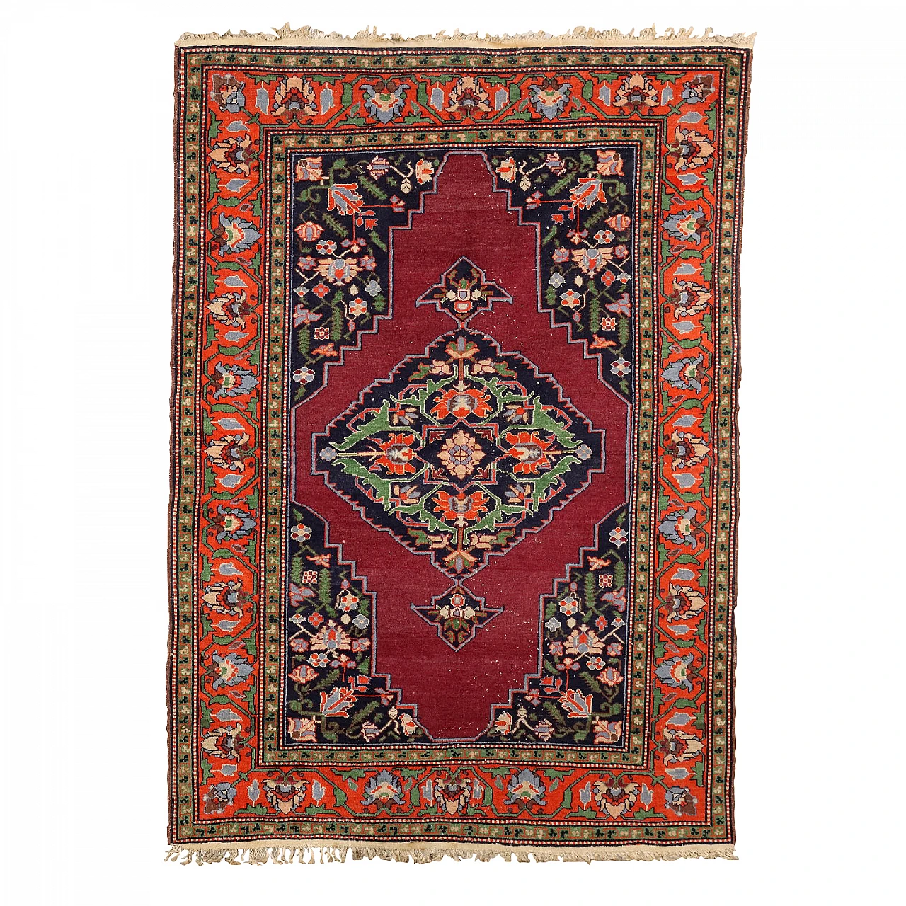 Malayer Iranian cotton and wool carpet 1