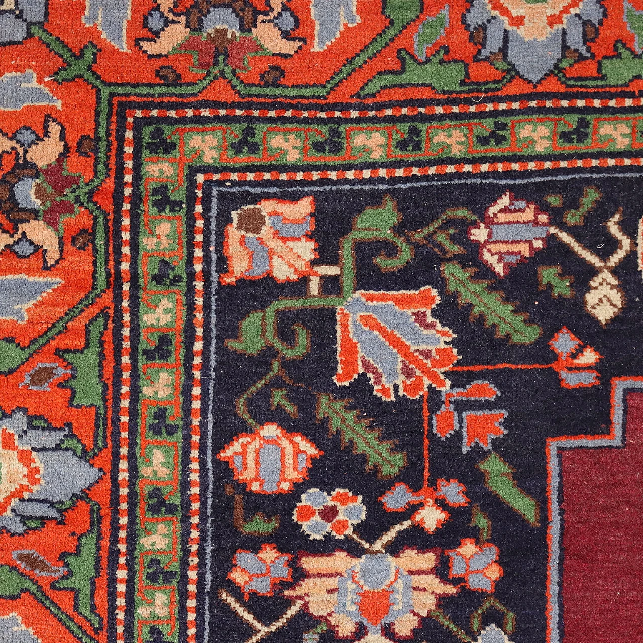 Malayer Iranian cotton and wool carpet 5