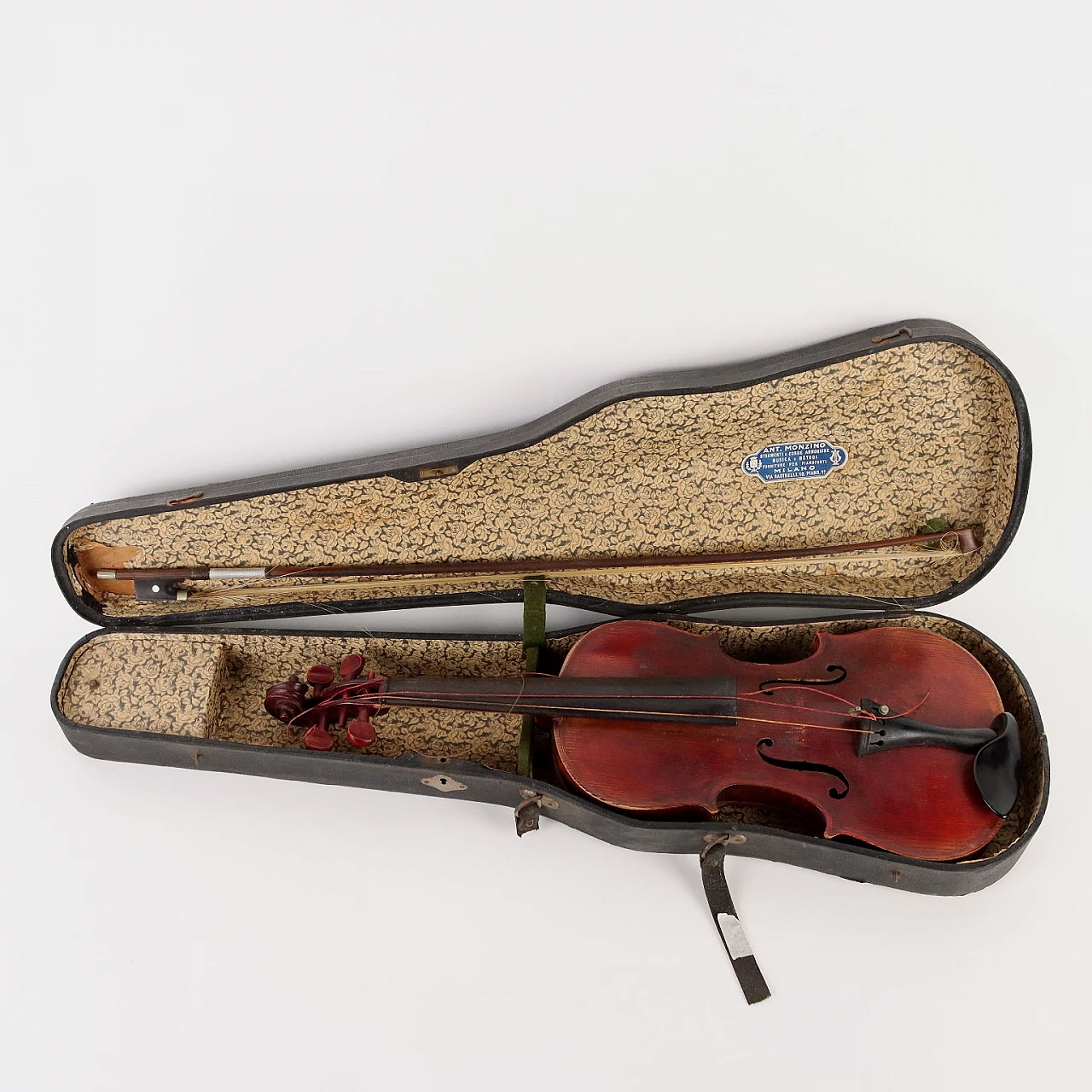 Violin with case by Monzino Milano 8