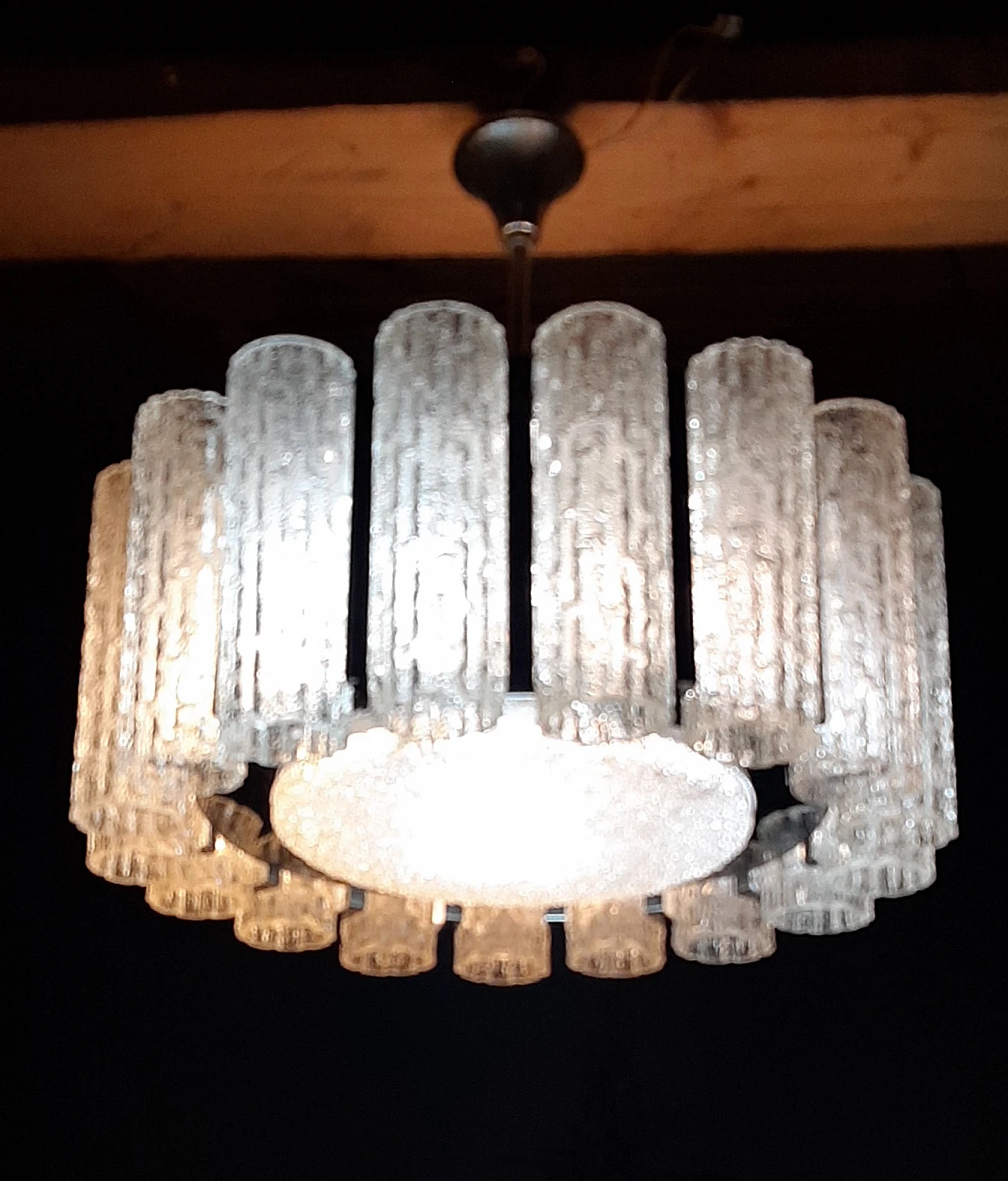 Lampadario Tronchi di Barovier & Toso, anni '60 5