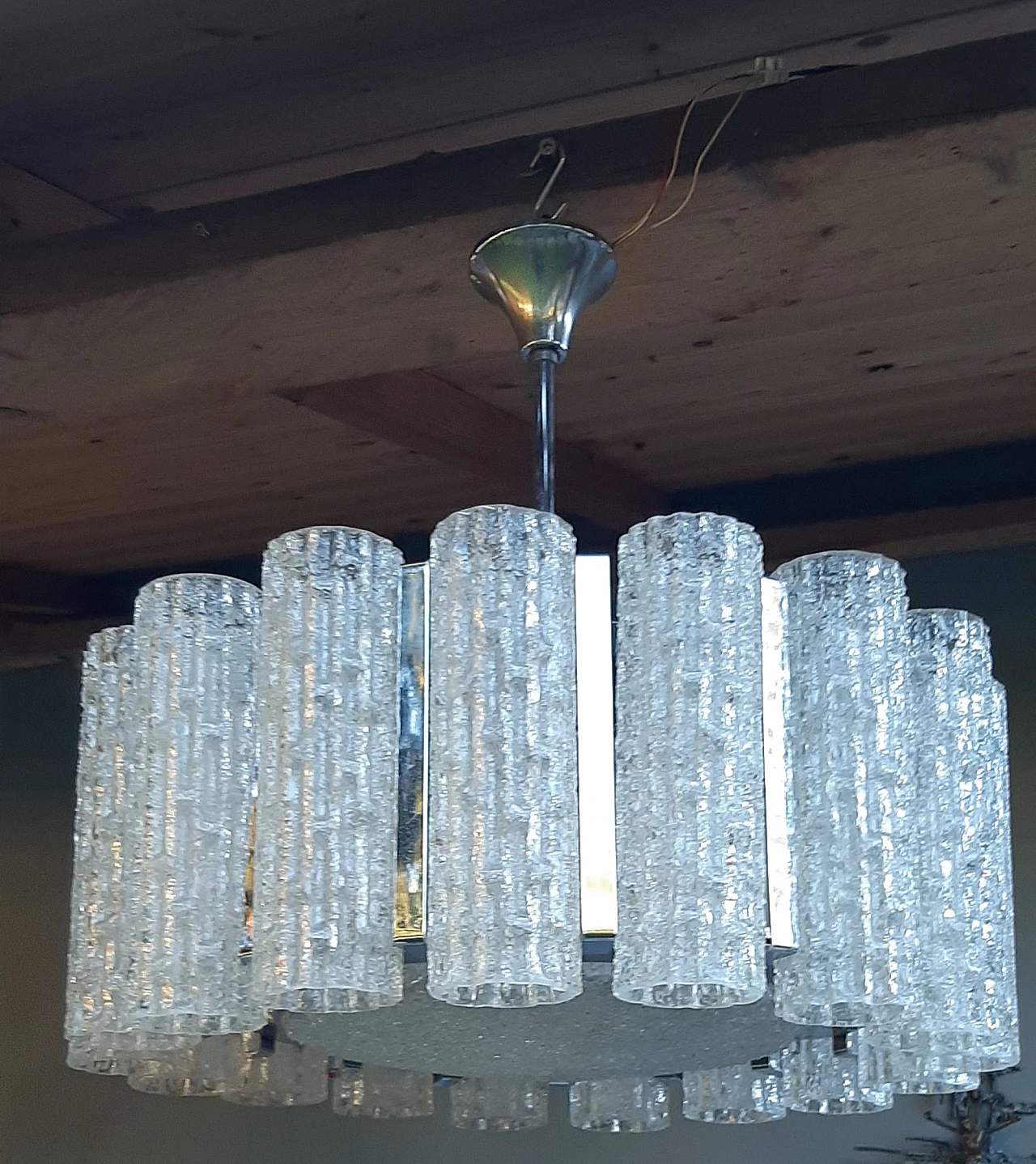 Lampadario Tronchi di Barovier & Toso, anni '60 15