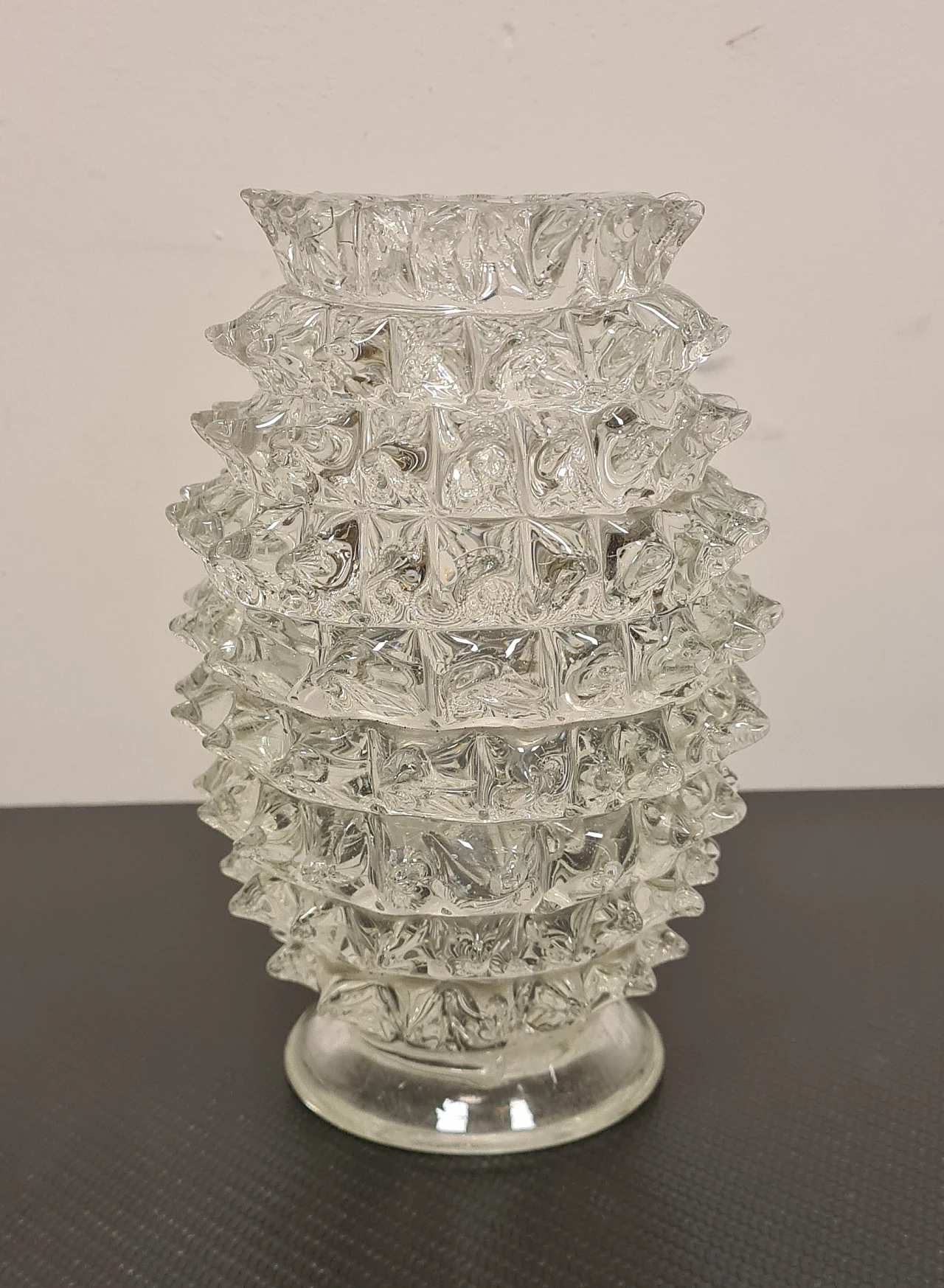 Vaso in vetro di Murano rostrato di Barovier e Toso, anni '40 5