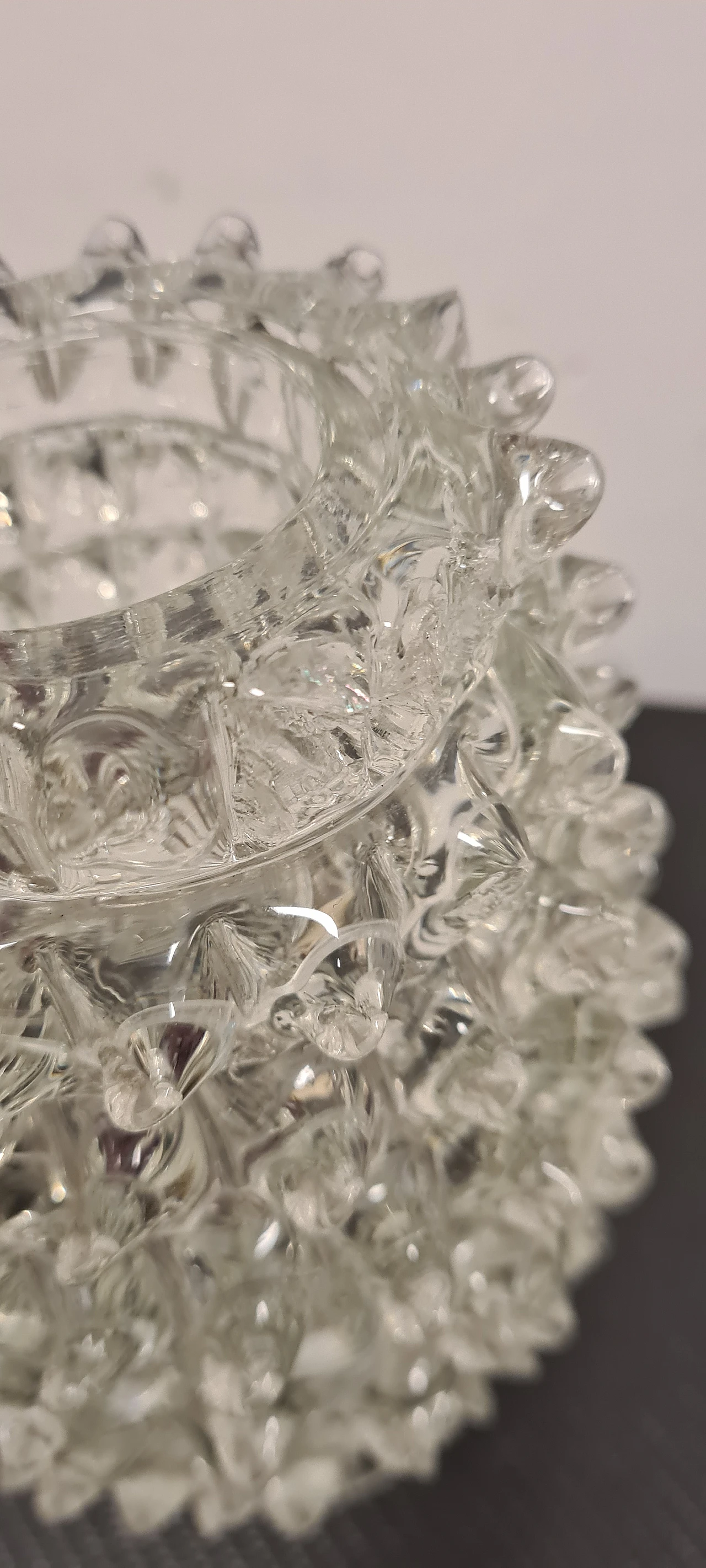 Vaso in vetro di Murano rostrato di Barovier e Toso, anni '40 10