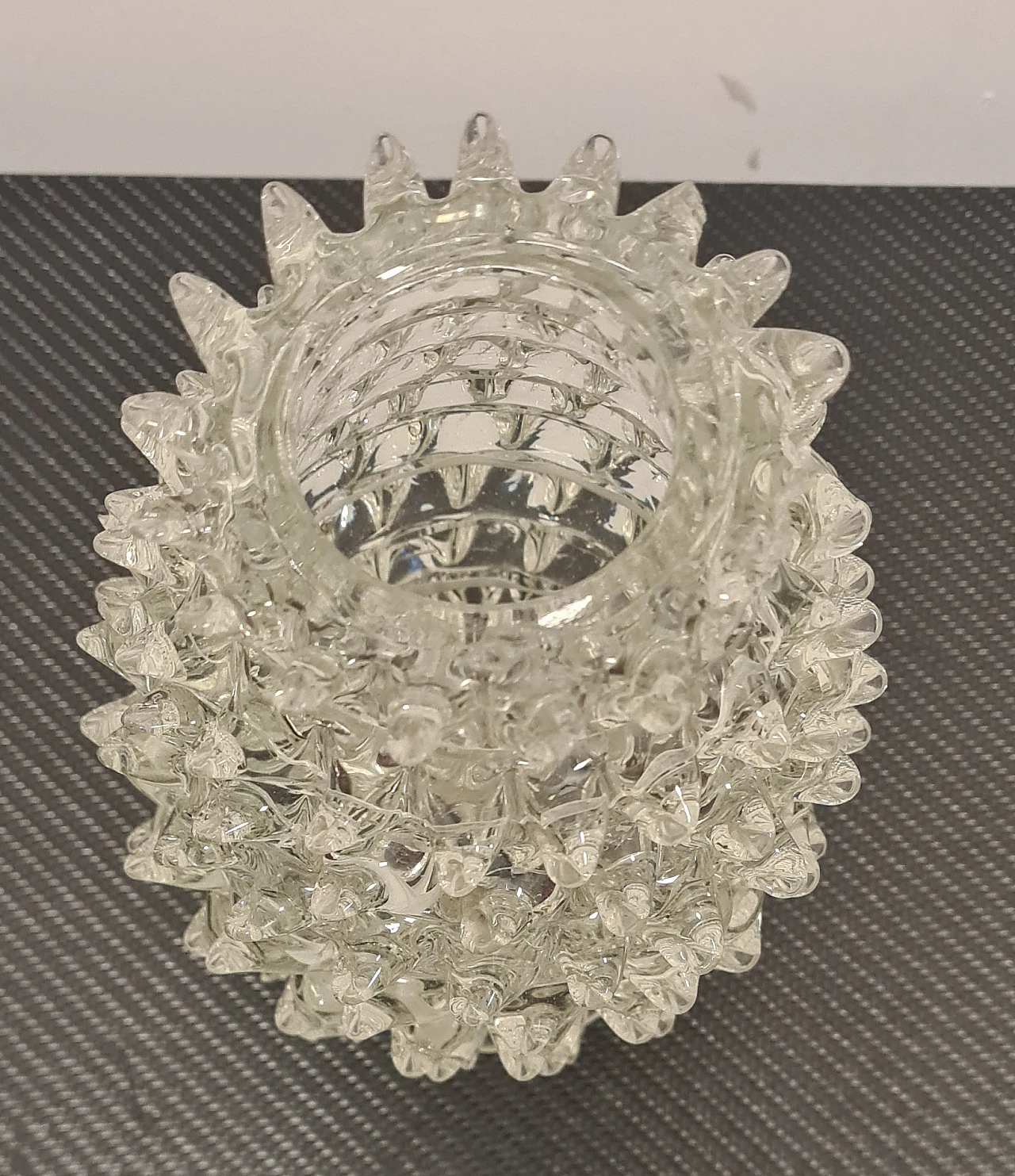 Vaso in vetro di Murano rostrato di Barovier e Toso, anni '40 11