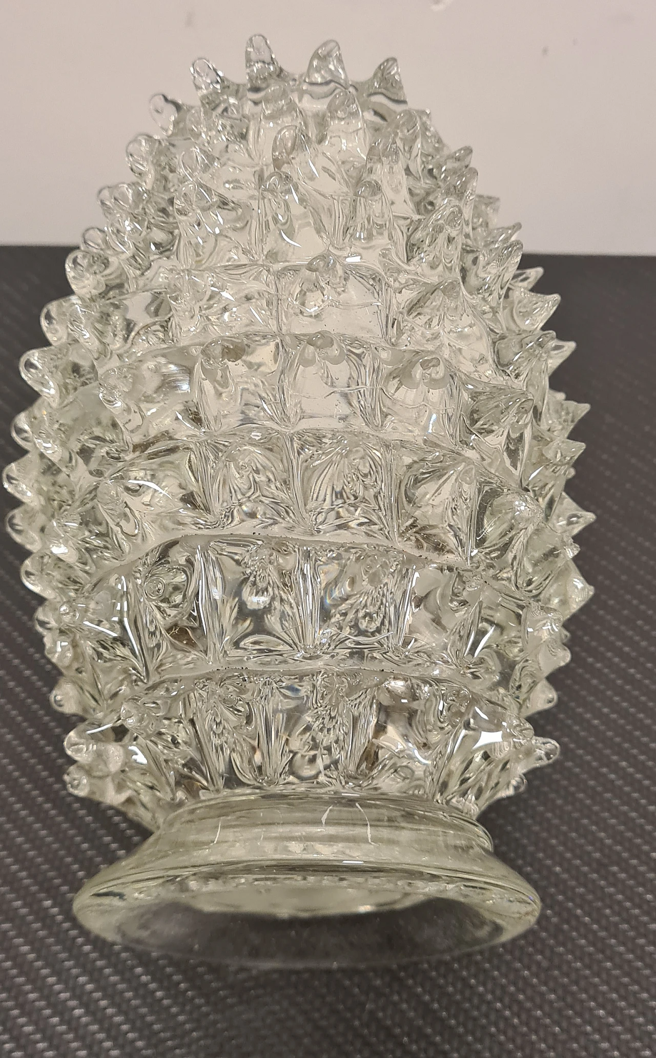 Rostered Murano glass vase by Barovier and Toso, 1940s 17