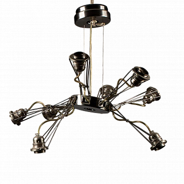 Matrix Otto chandelier by Yaacov Kaufman for Lumina