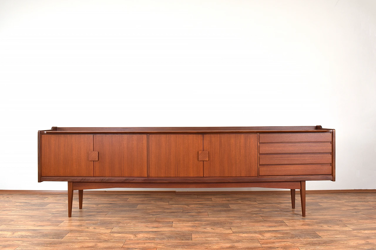 Teak sideboard with double doors and drawers by Bartels, 1960s 1