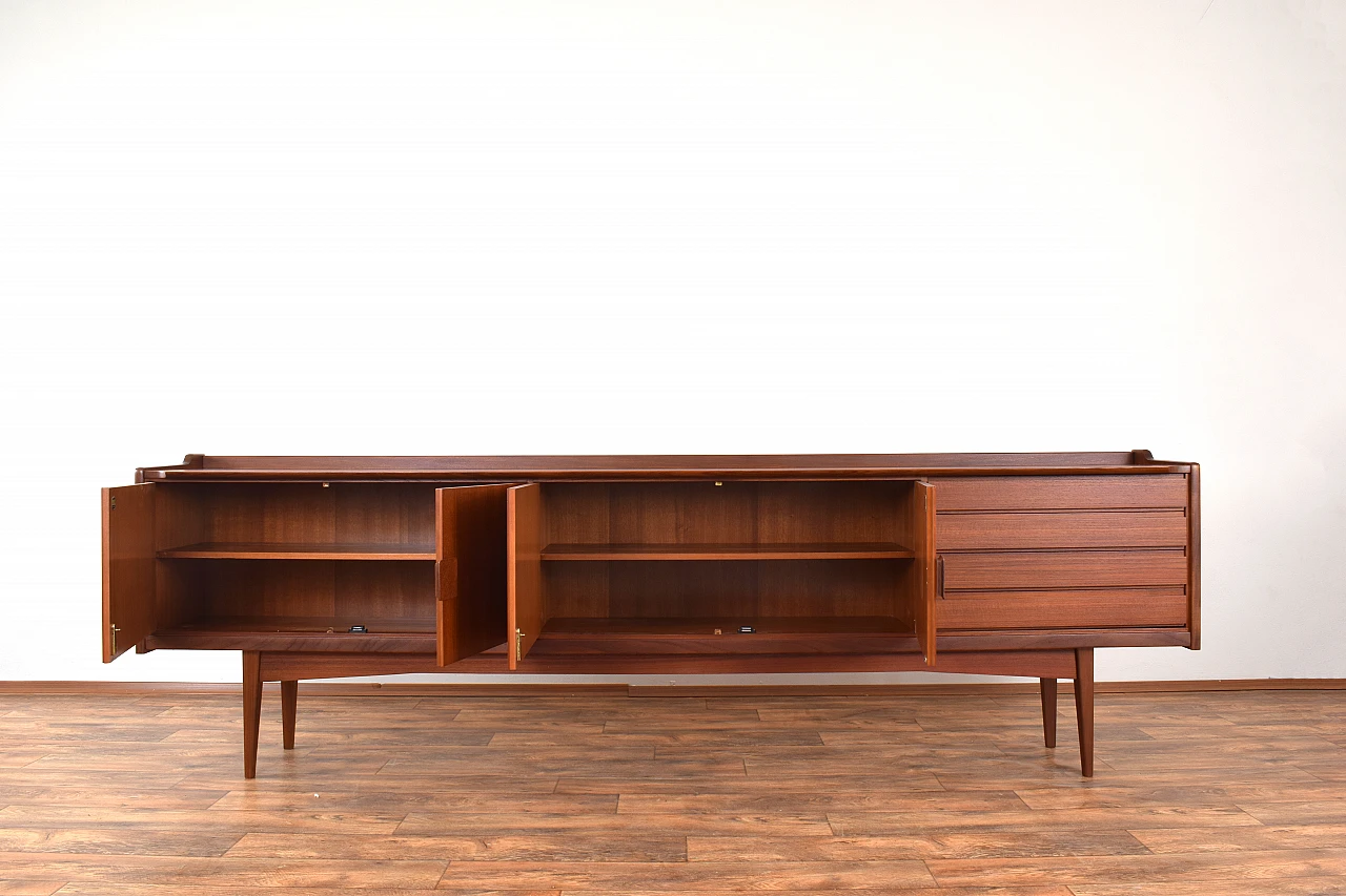 Teak sideboard with double doors and drawers by Bartels, 1960s 2
