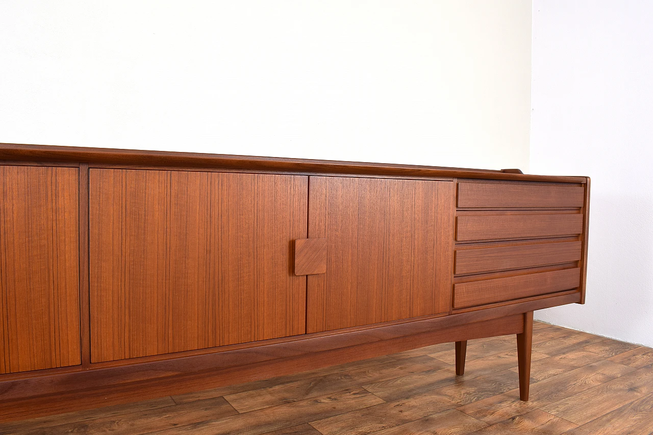 Teak sideboard with double doors and drawers by Bartels, 1960s 12