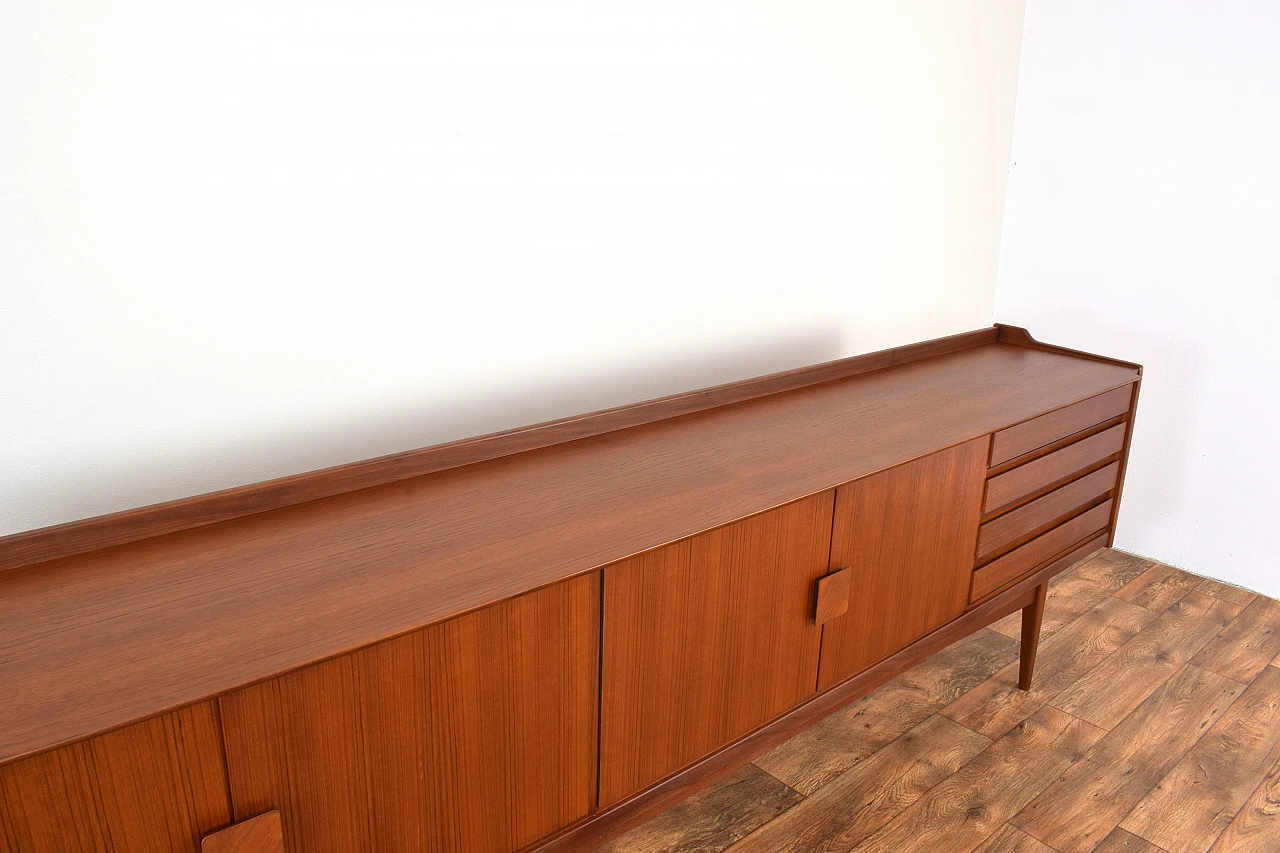 Teak sideboard with double doors and drawers by Bartels, 1960s 15