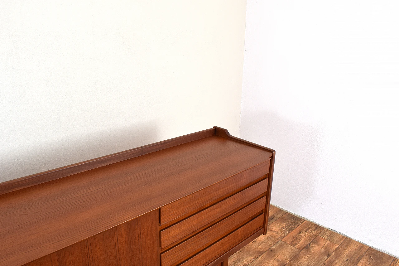 Teak sideboard with double doors and drawers by Bartels, 1960s 17