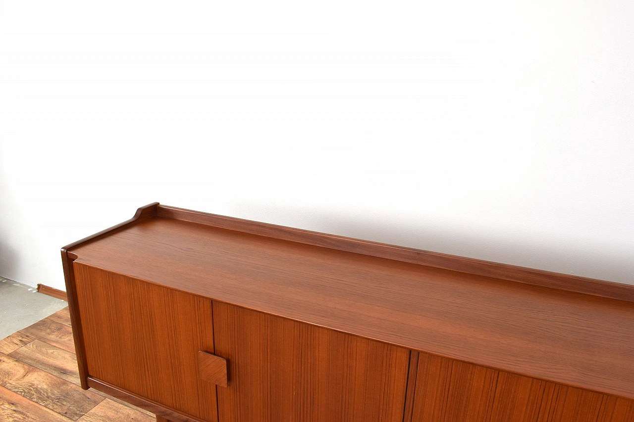 Teak sideboard with double doors and drawers by Bartels, 1960s 18