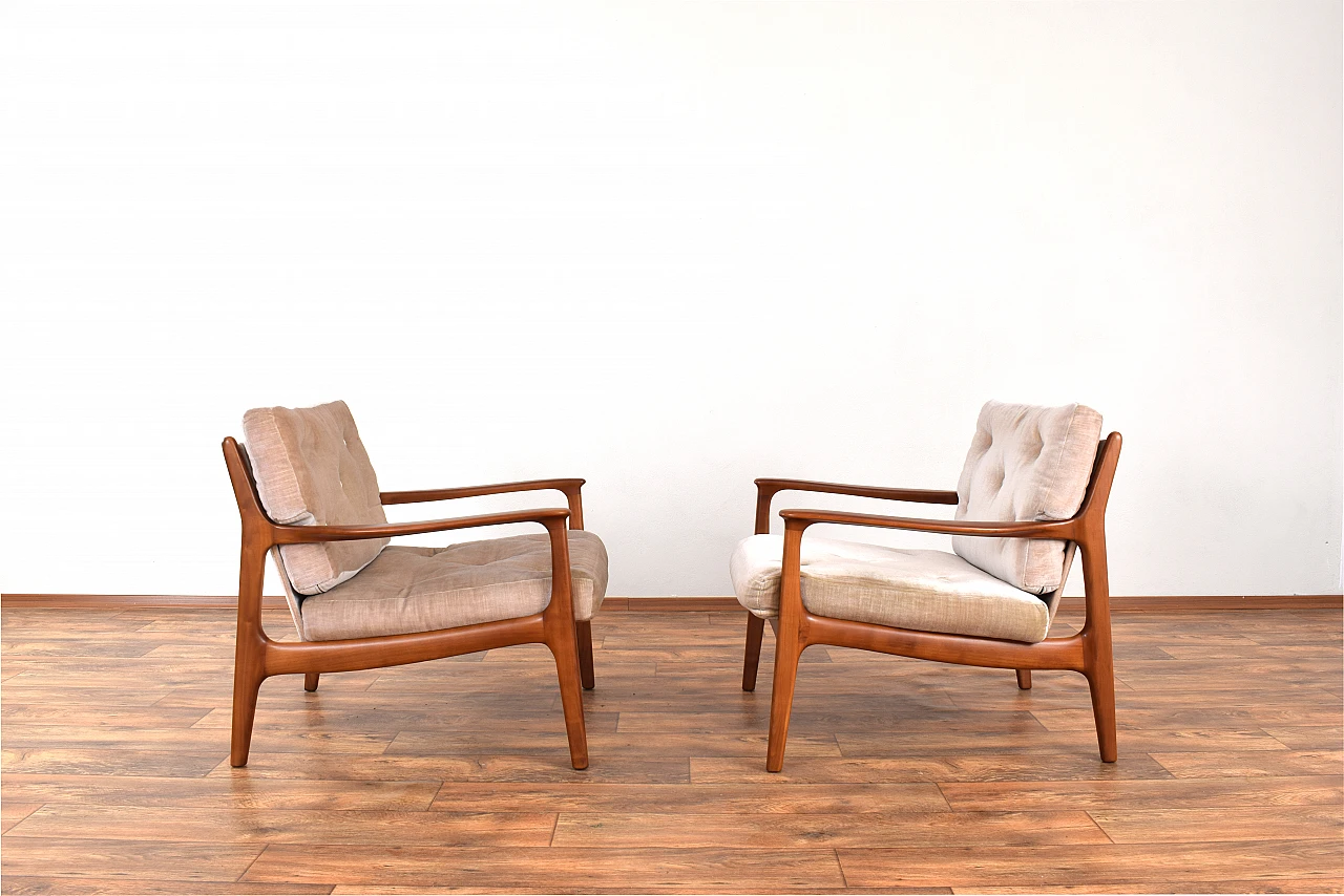 Pair of armchairs by Eugen Schmidt for Soloform, 1960s 2