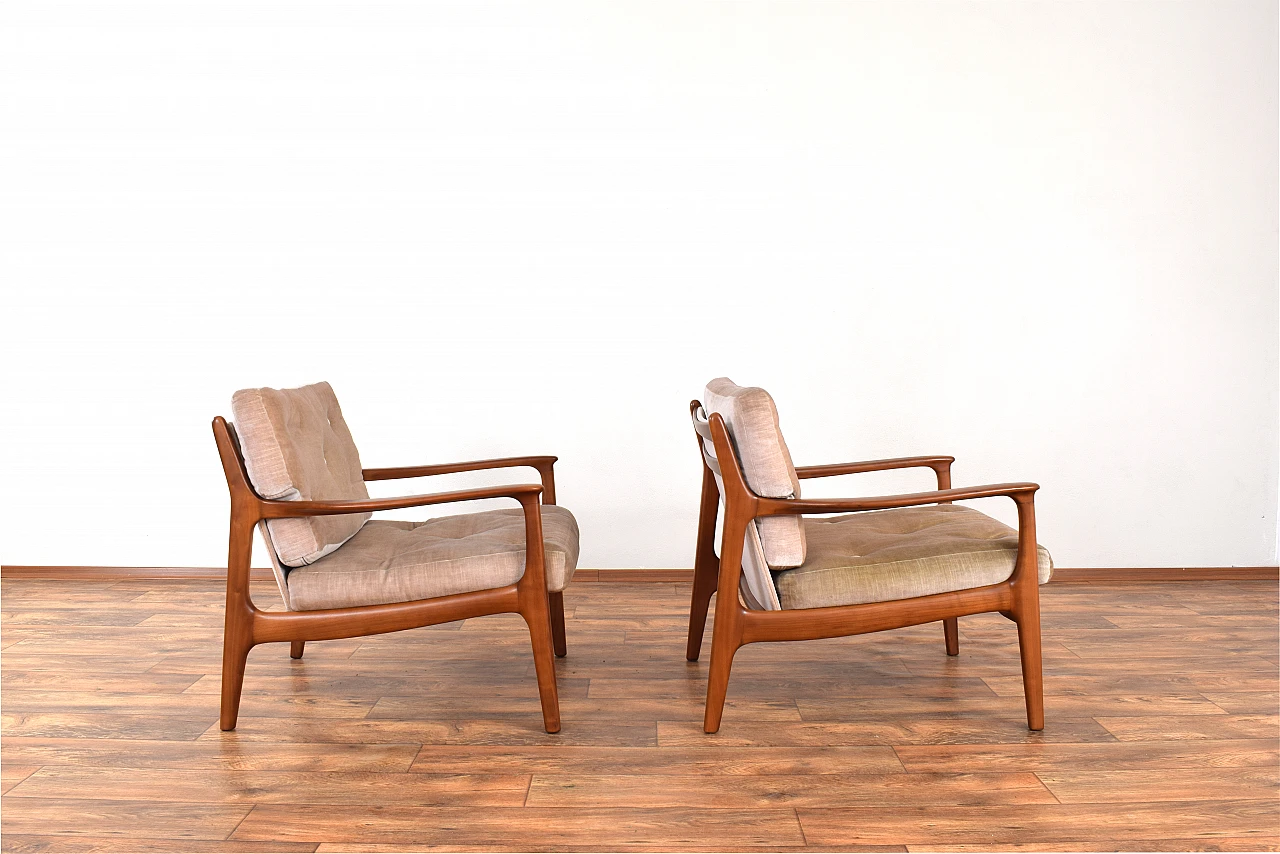 Pair of armchairs by Eugen Schmidt for Soloform, 1960s 3
