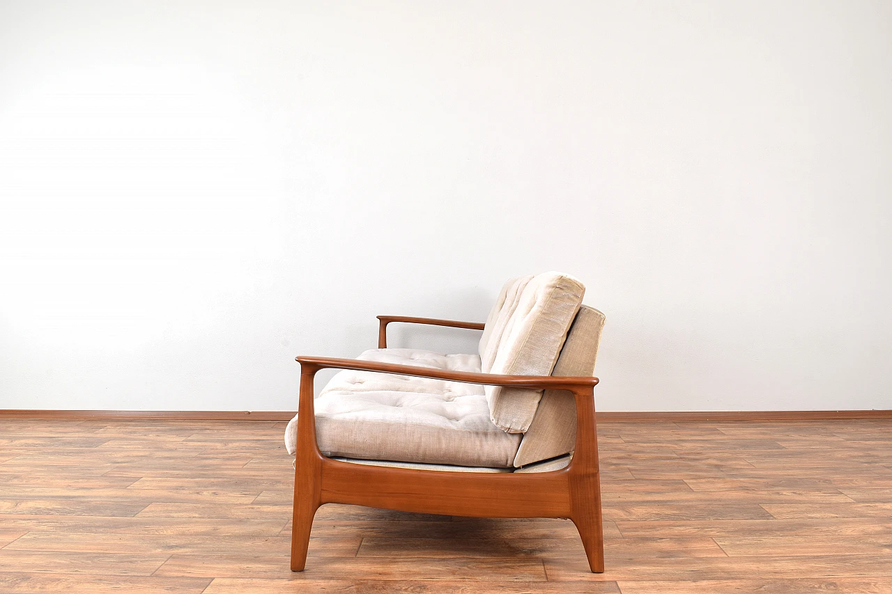 Cherrywood sofa by Eugen Schmidt for Soloform, 1960s 6