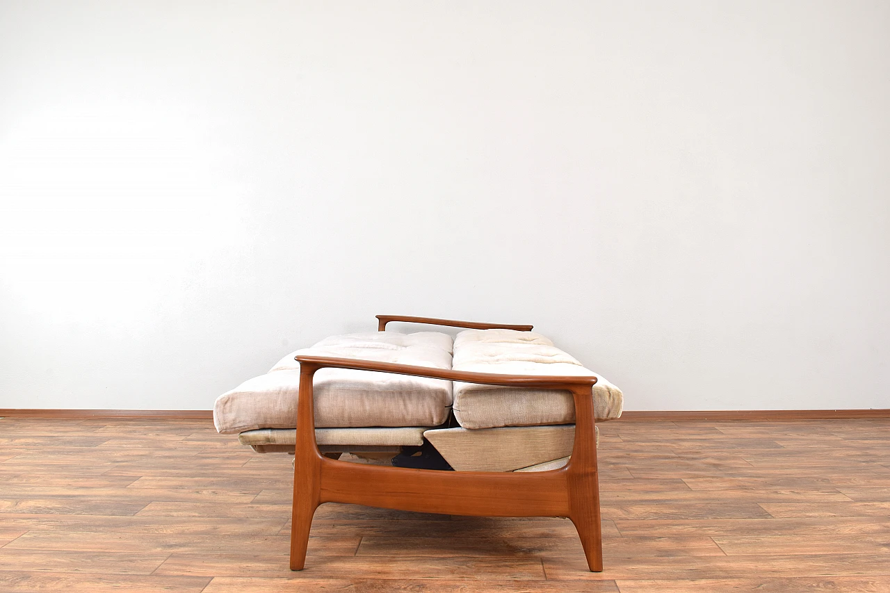 Cherrywood sofa by Eugen Schmidt for Soloform, 1960s 7