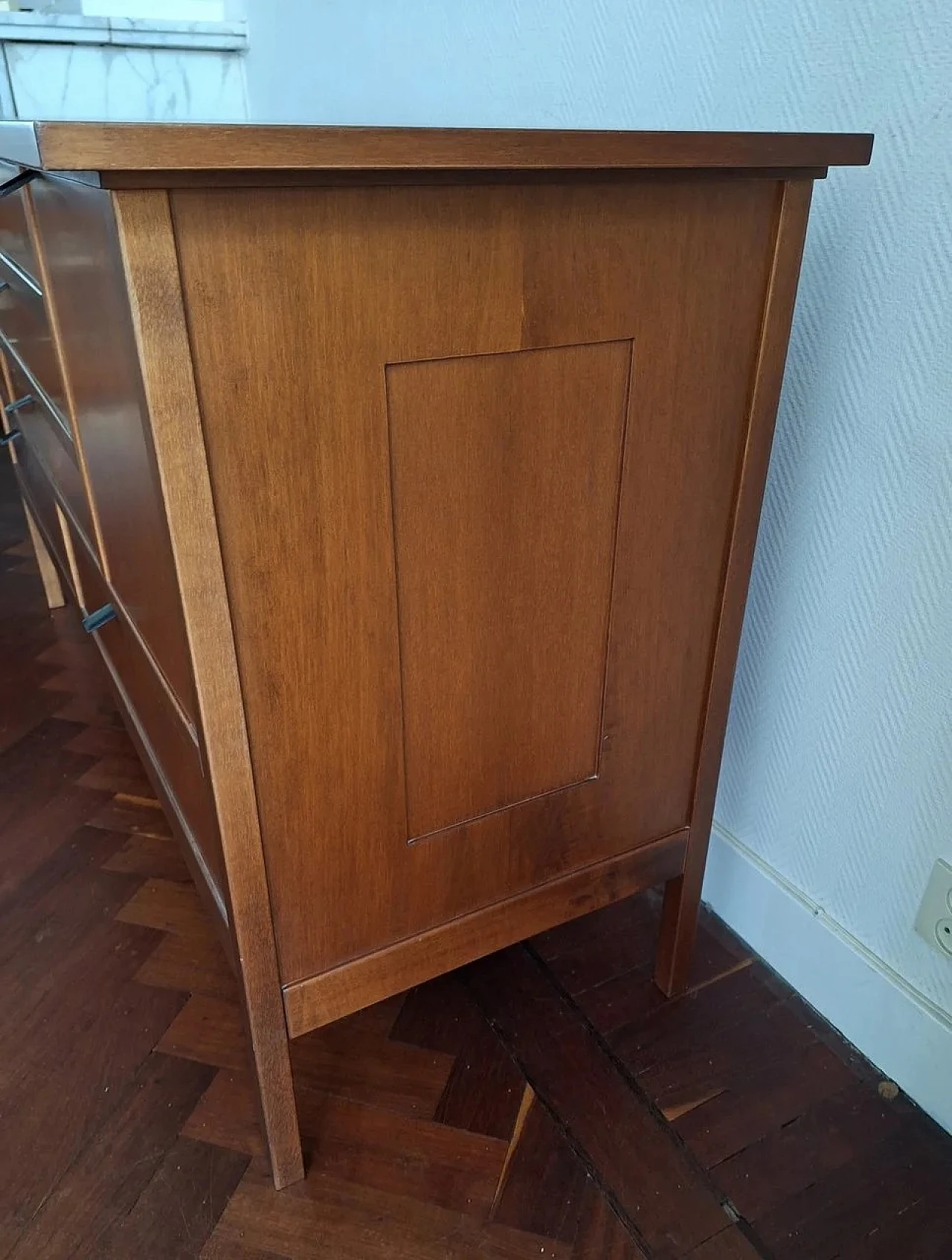 Tanganika walnut sideboard by Giorgetti, 1990s 9