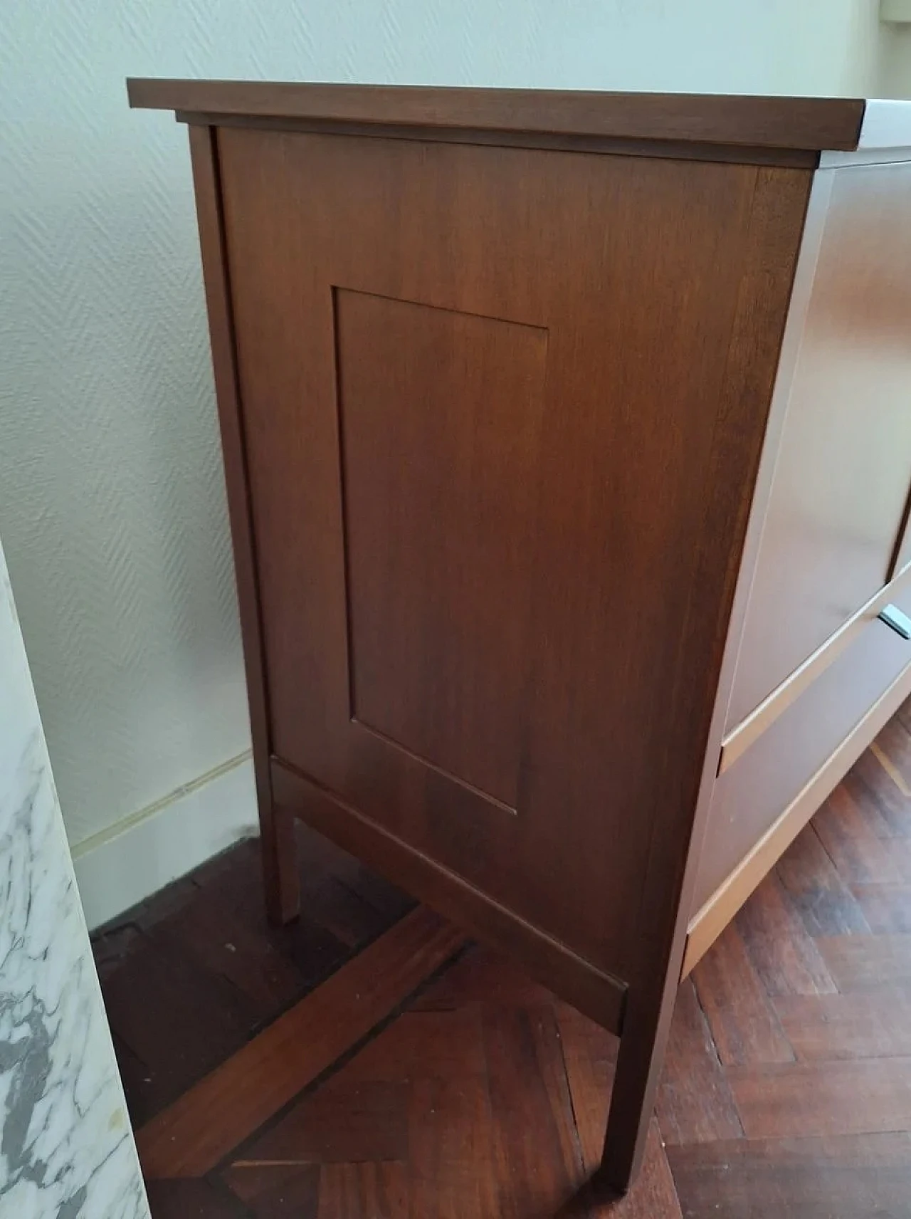 Credenza in noce Tanganika di Giorgetti, anni '90 13