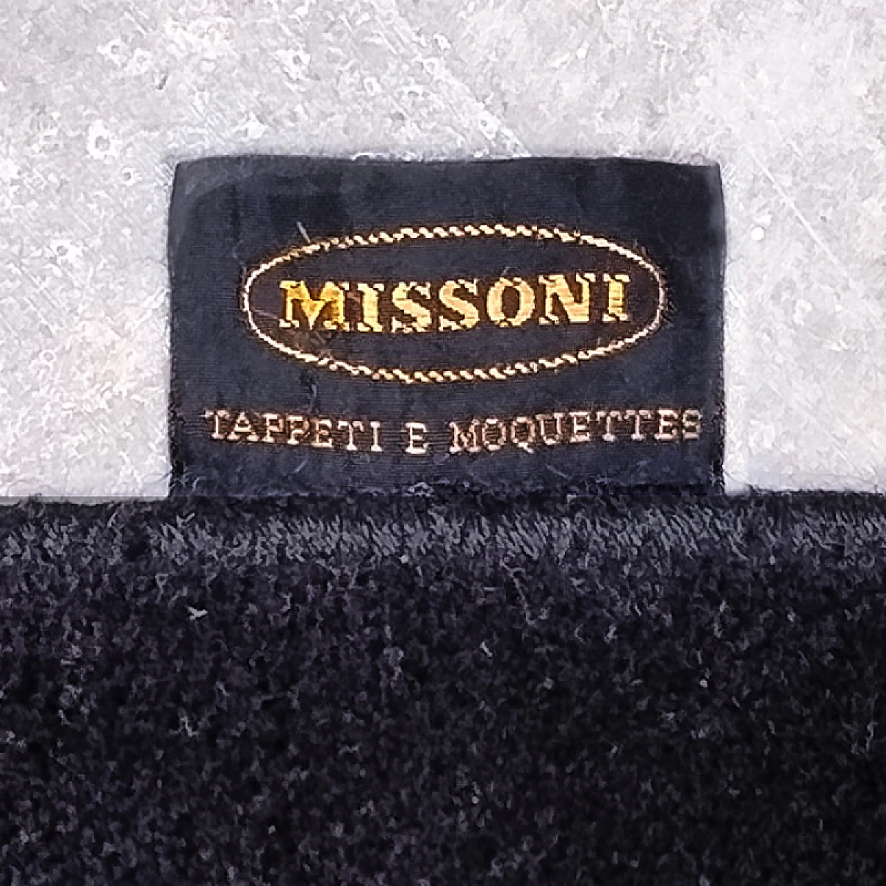 Tappeto geometrico in lana di Missoni per T&J, anni '80 12